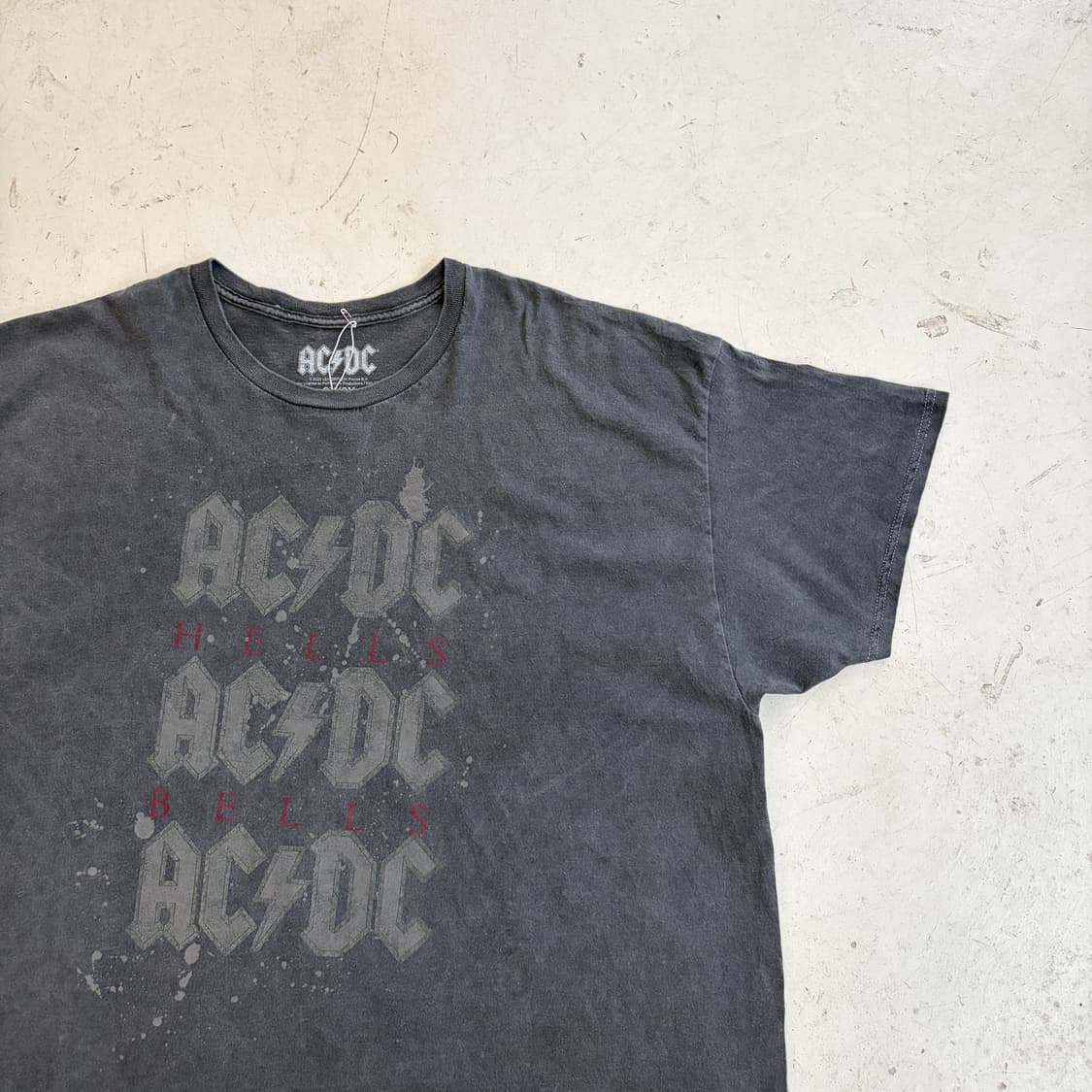 ACDC 빈티지 락밴드 반팔티 2XL-3XL 상품이미지2