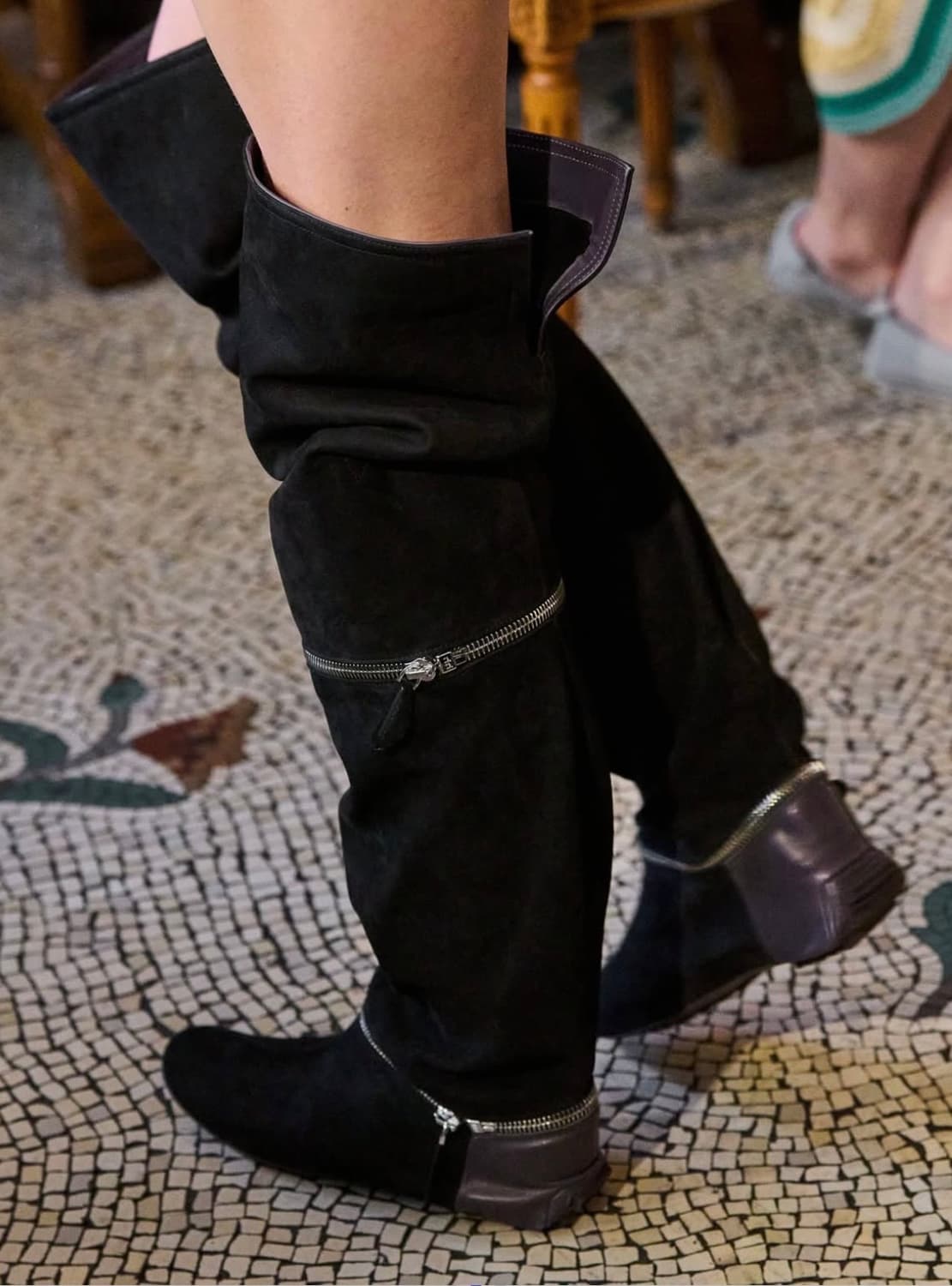 [36,37,38,39]키코 코스타디노브 25fw 드라이빙 부츠/블랙 상품이미지2