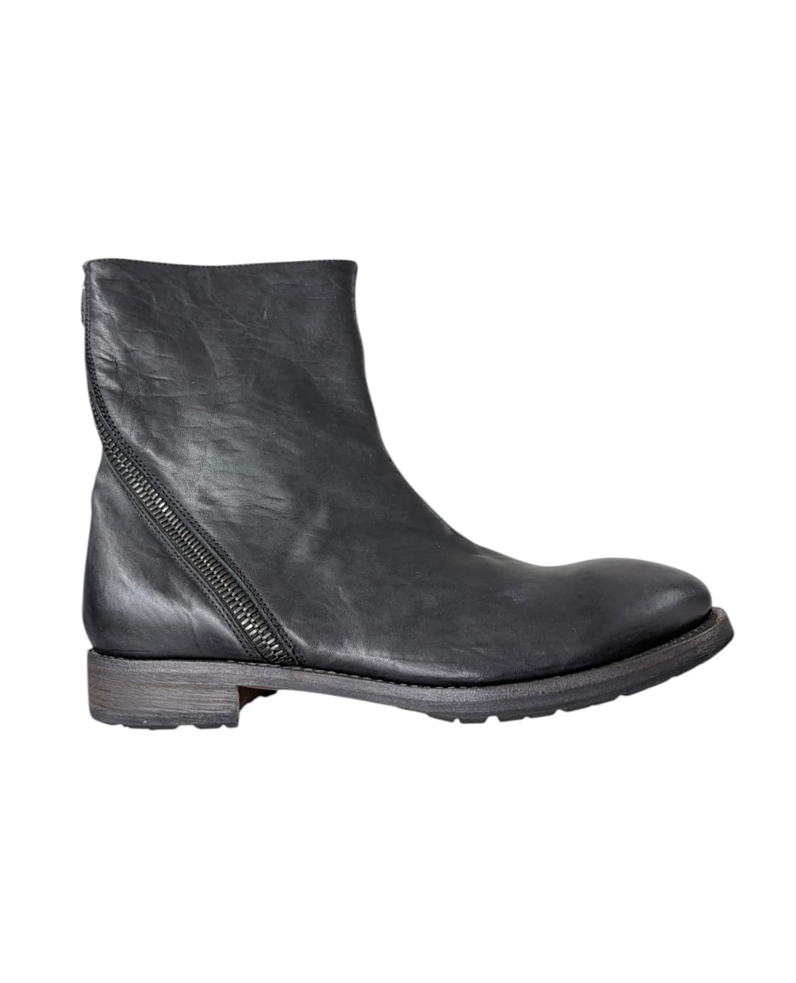 폴 스미스 트위스티드 지퍼 레더 부츠 상품이미지1