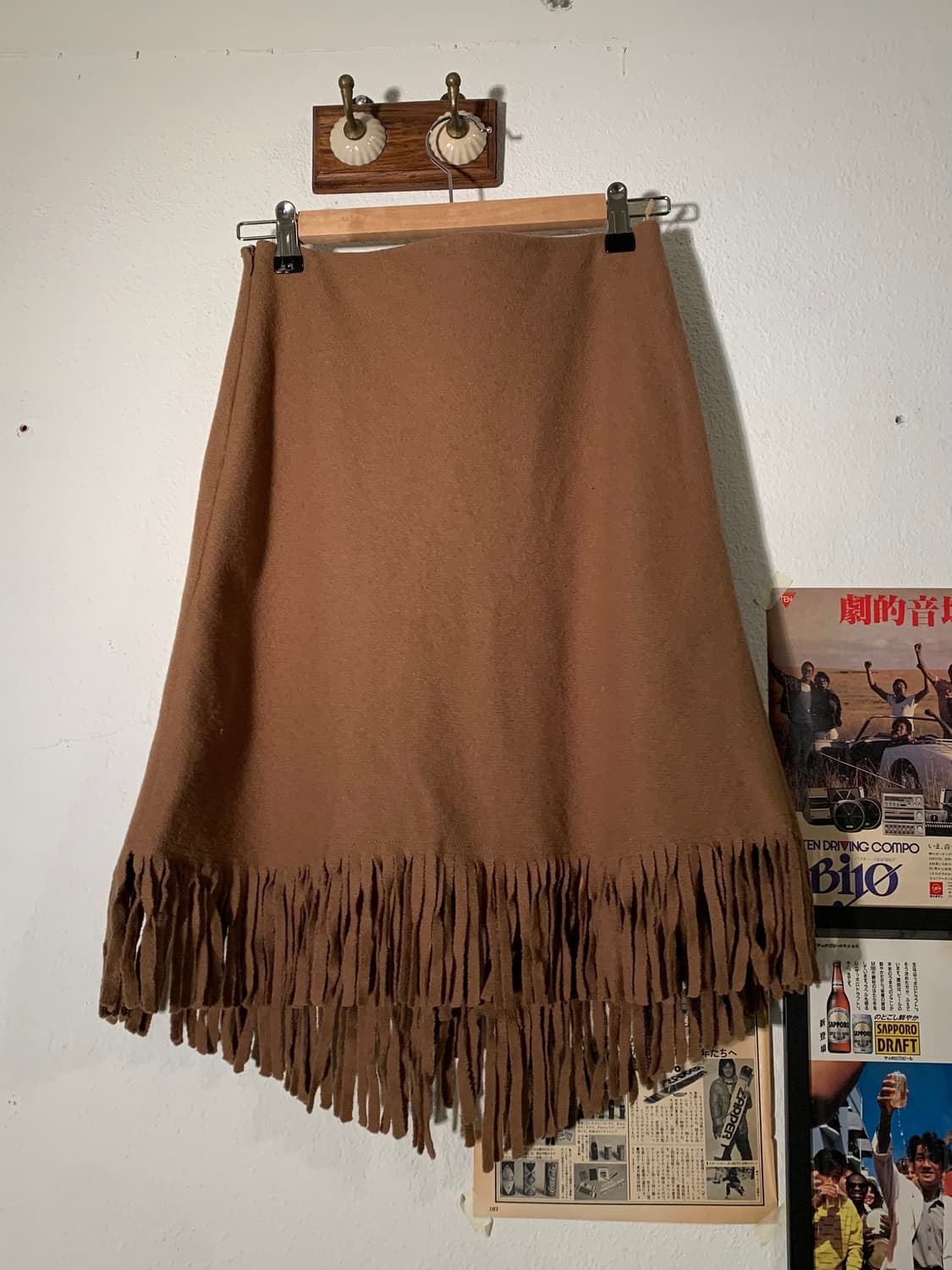 레이빔즈 프린지 랩스커트 상품이미지5