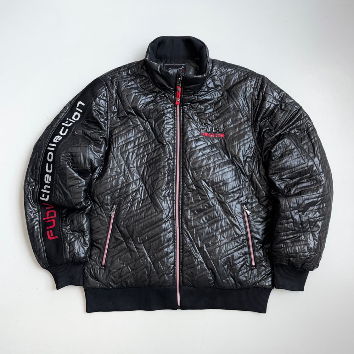 FUBU 후부 퀼팅 유광 점퍼 자켓 상품이미지2