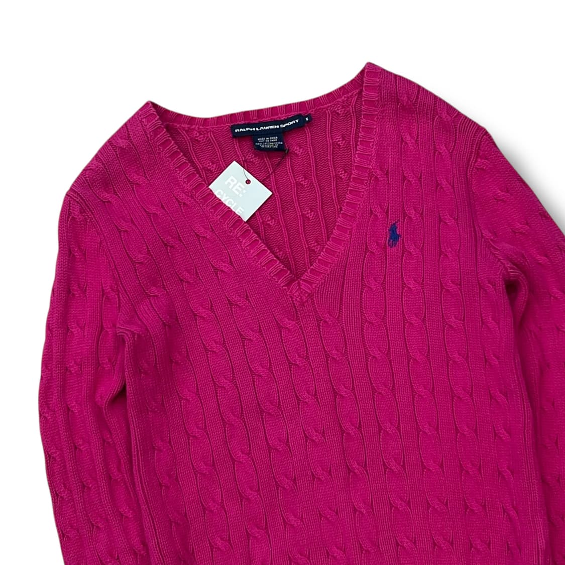 랄프로렌 브이넥 꽈배기 니트 r2147 상품이미지3