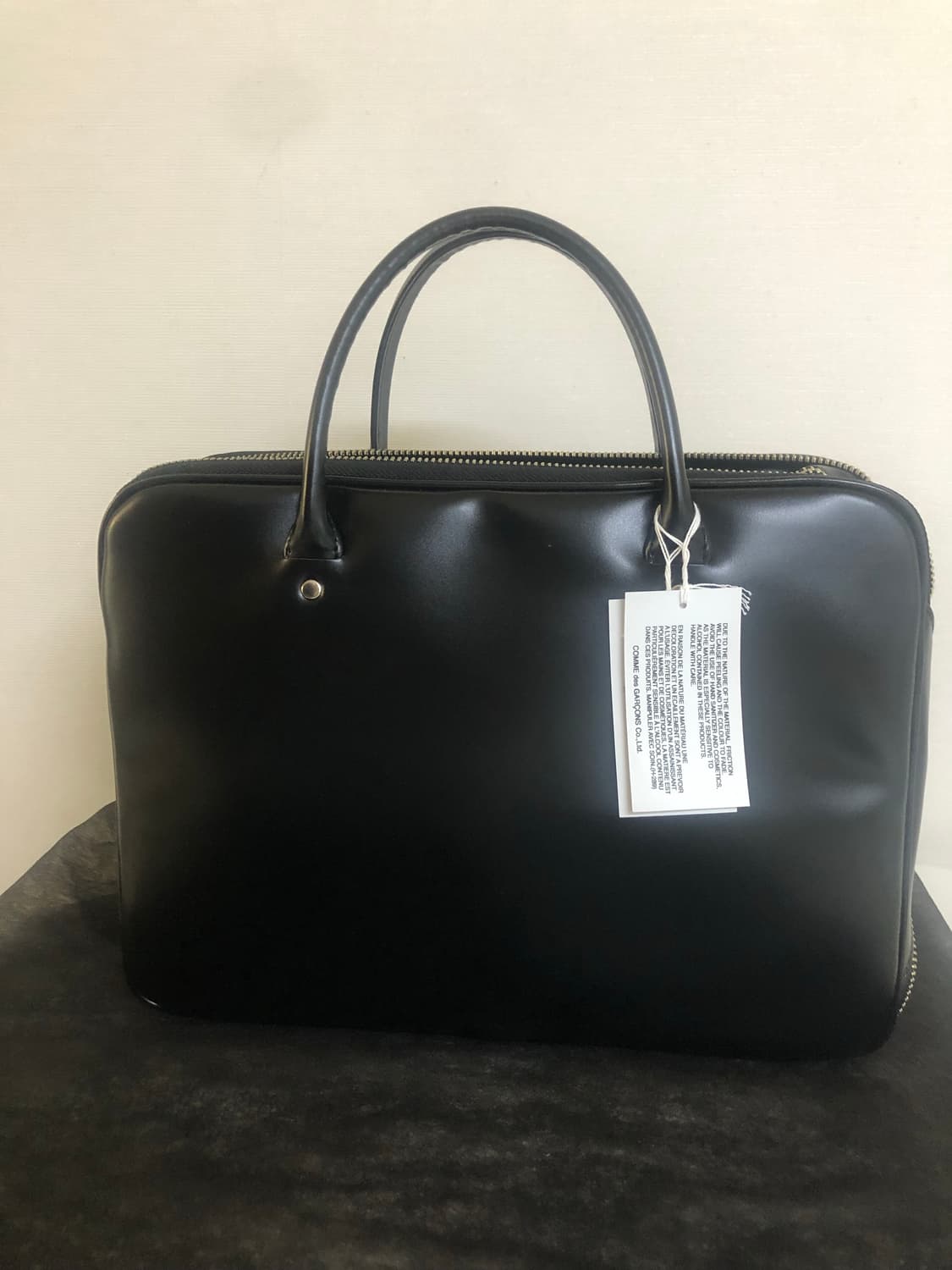 꼼데가르송 오리지널 바닥 지퍼 ZIP 핸드백 (s) 상품이미지3