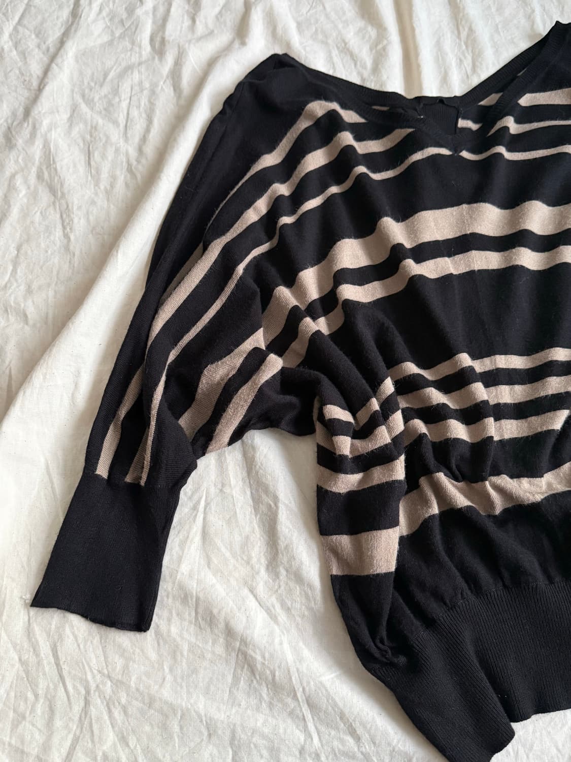 라떼 갸루 러블리 리본 포인트 가오리 탑  상품이미지5