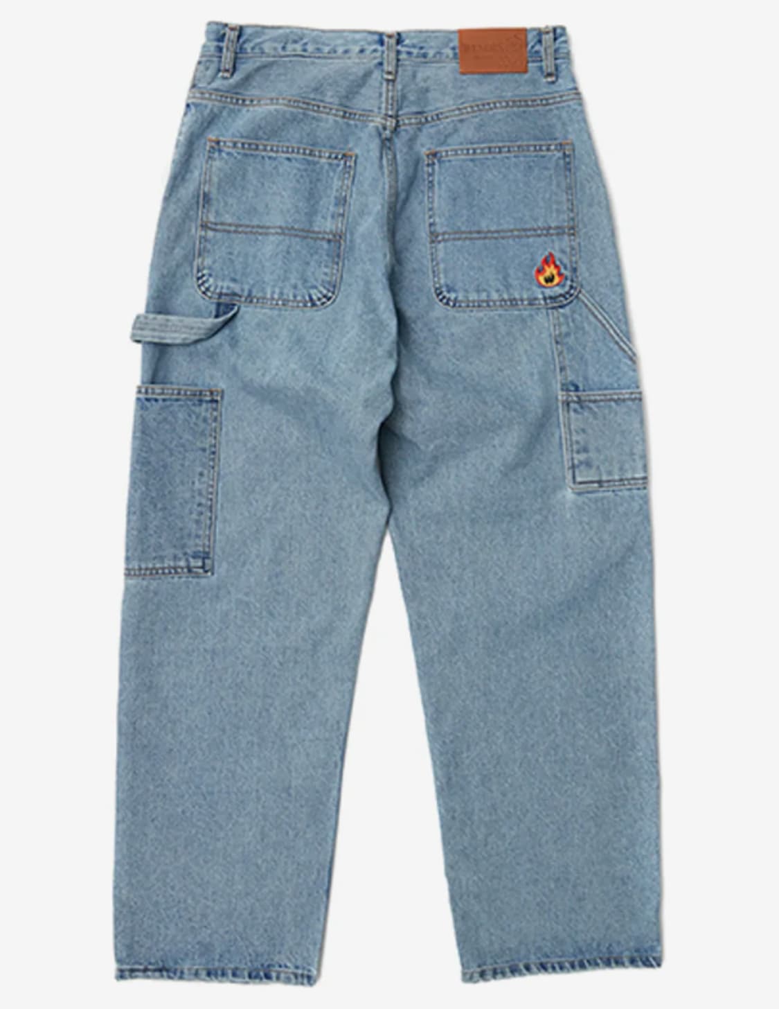 위캔더스 데님 워크팬츠 카펜터 팬츠 연청 L 상품이미지1
