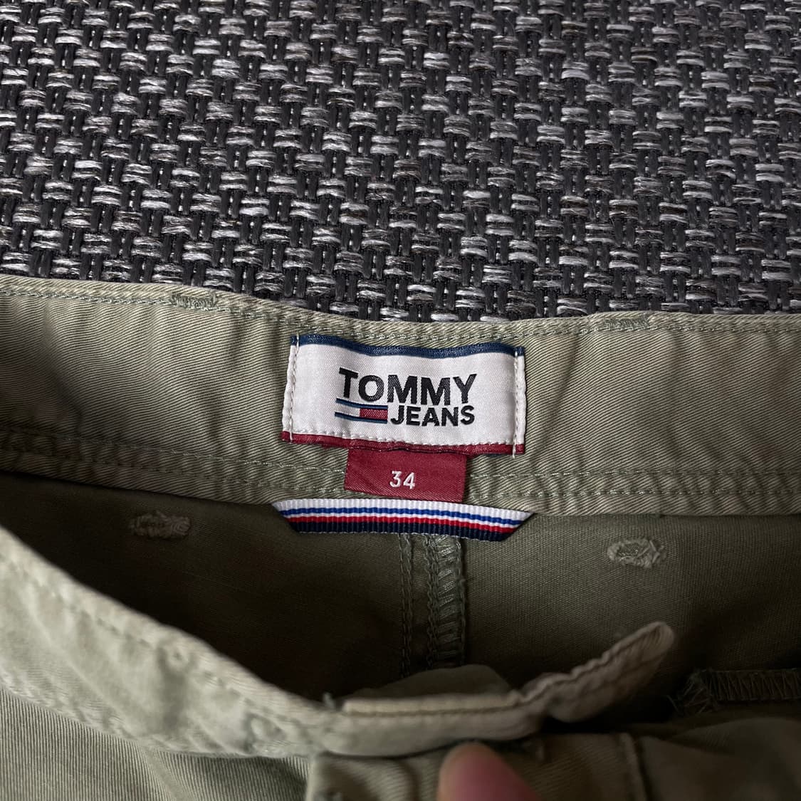 (34) 타미 진스 카키 조거 하프 팬츠 상품이미지4