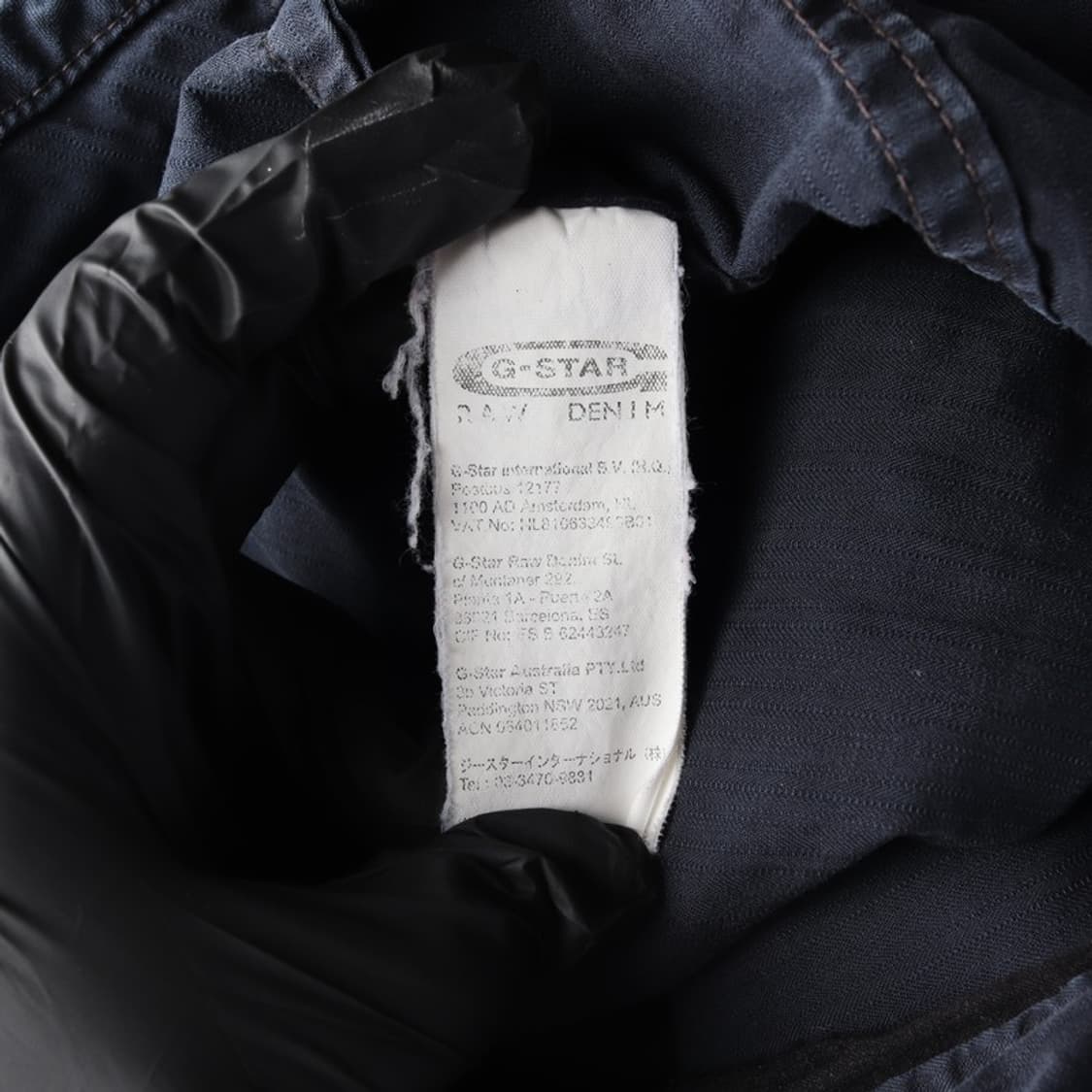 지스타로우 다크 네이비 코튼 워크 자켓 L 상품이미지6