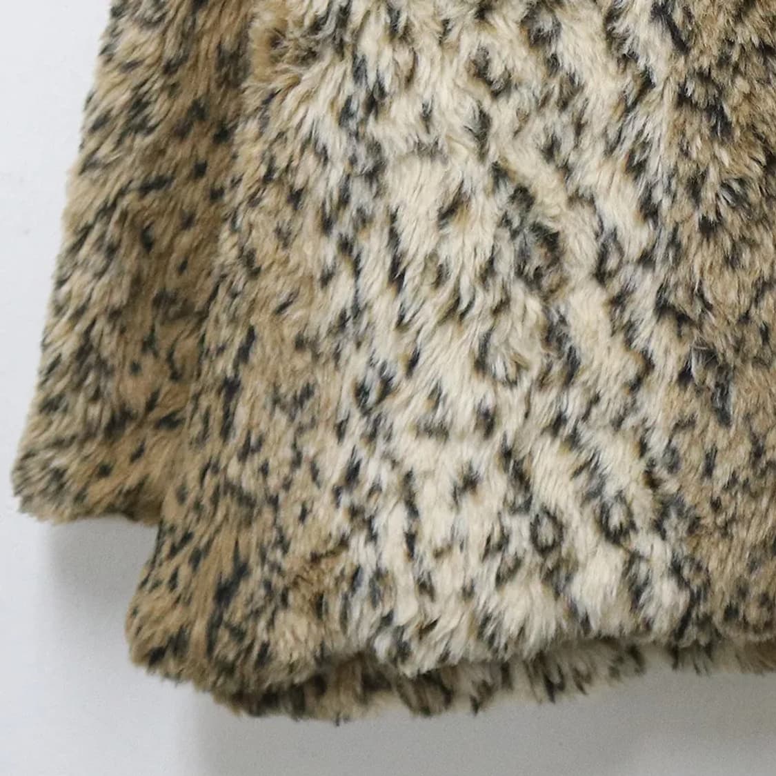 PIKUDIA 호피 퍼 크롭 자켓 60220 상품이미지5