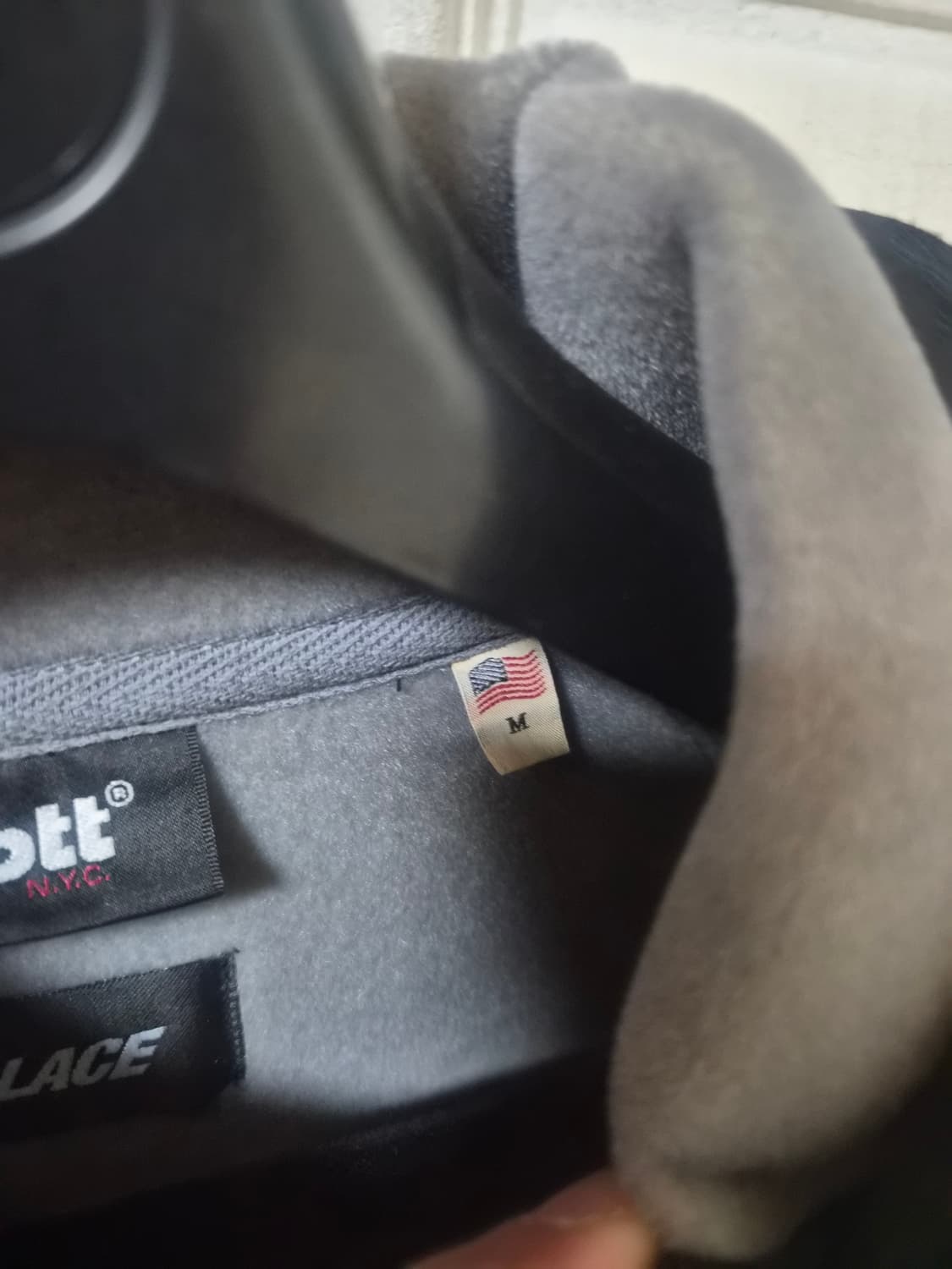 팔라스 Schott  후드집업 블랙 M사이즈 26ss 상품이미지2