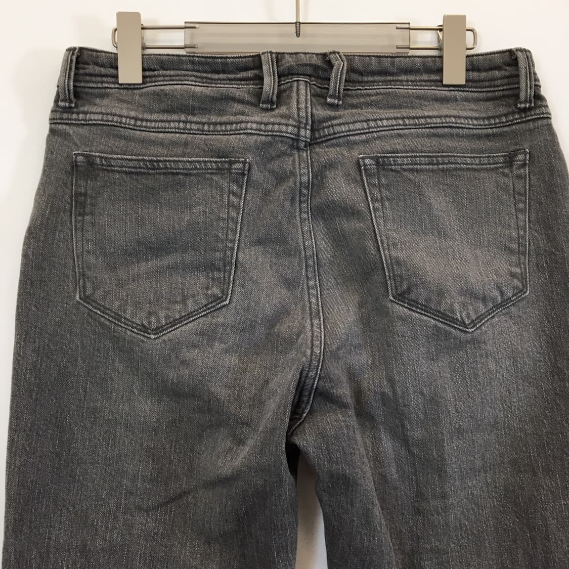 닥스 그레이 스트레이트 워싱 데님진 32 인치  상품이미지4