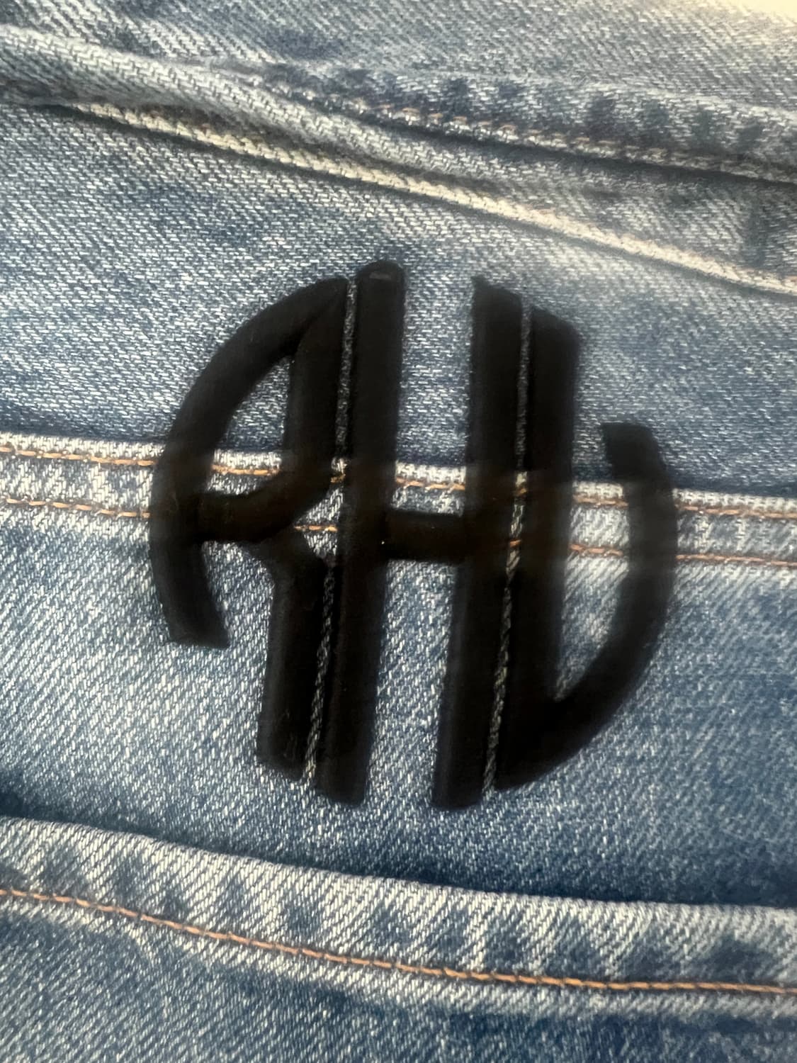 [황금기장/수선완료] 자라 x 루이지 콜라보 배기 진 미디움 블루 (L- 상품이미지5