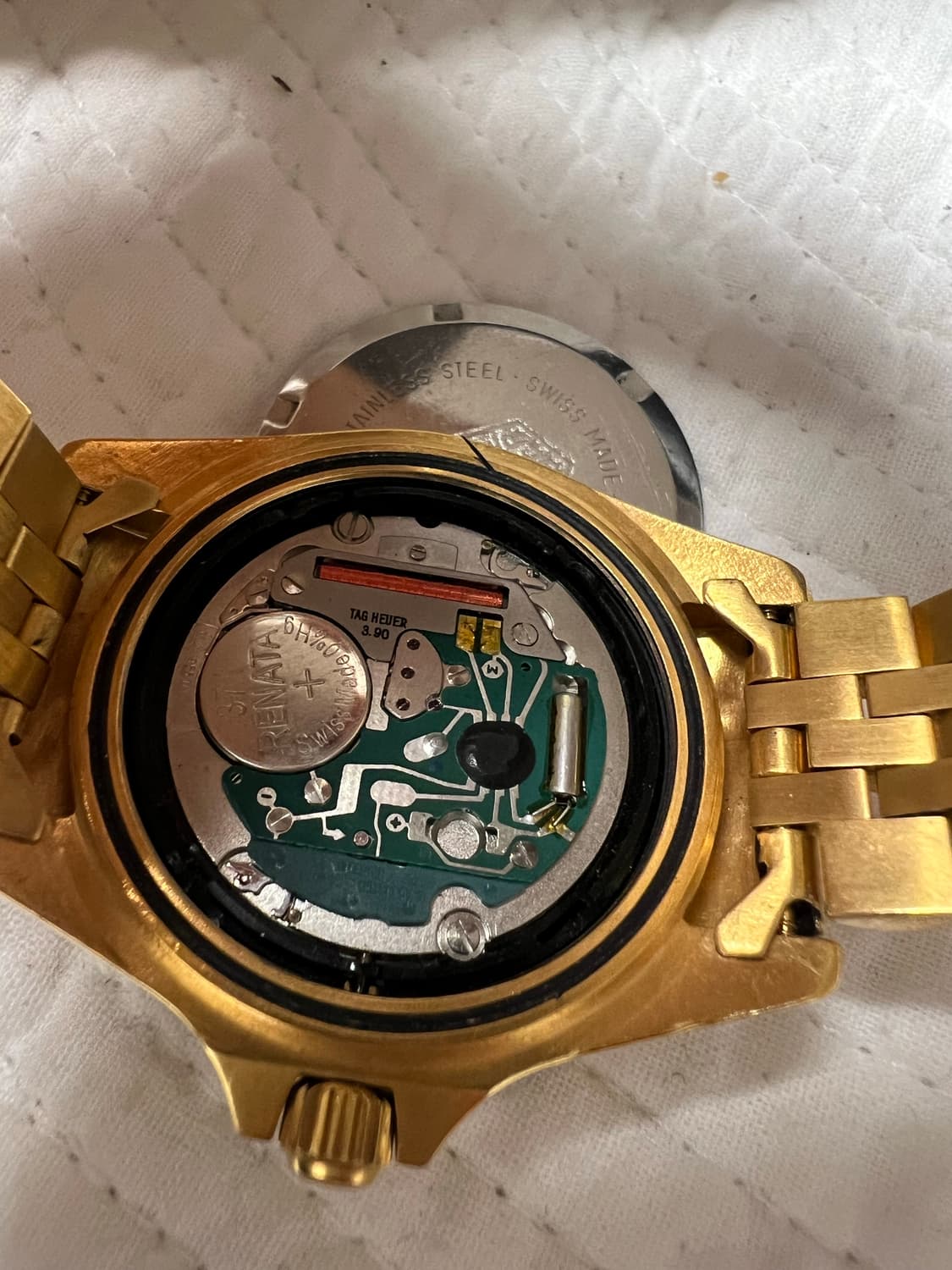 태그호이어 1000 다이버 금장 울프 오브 월스트리트 디카프리오 시계 상품이미지10