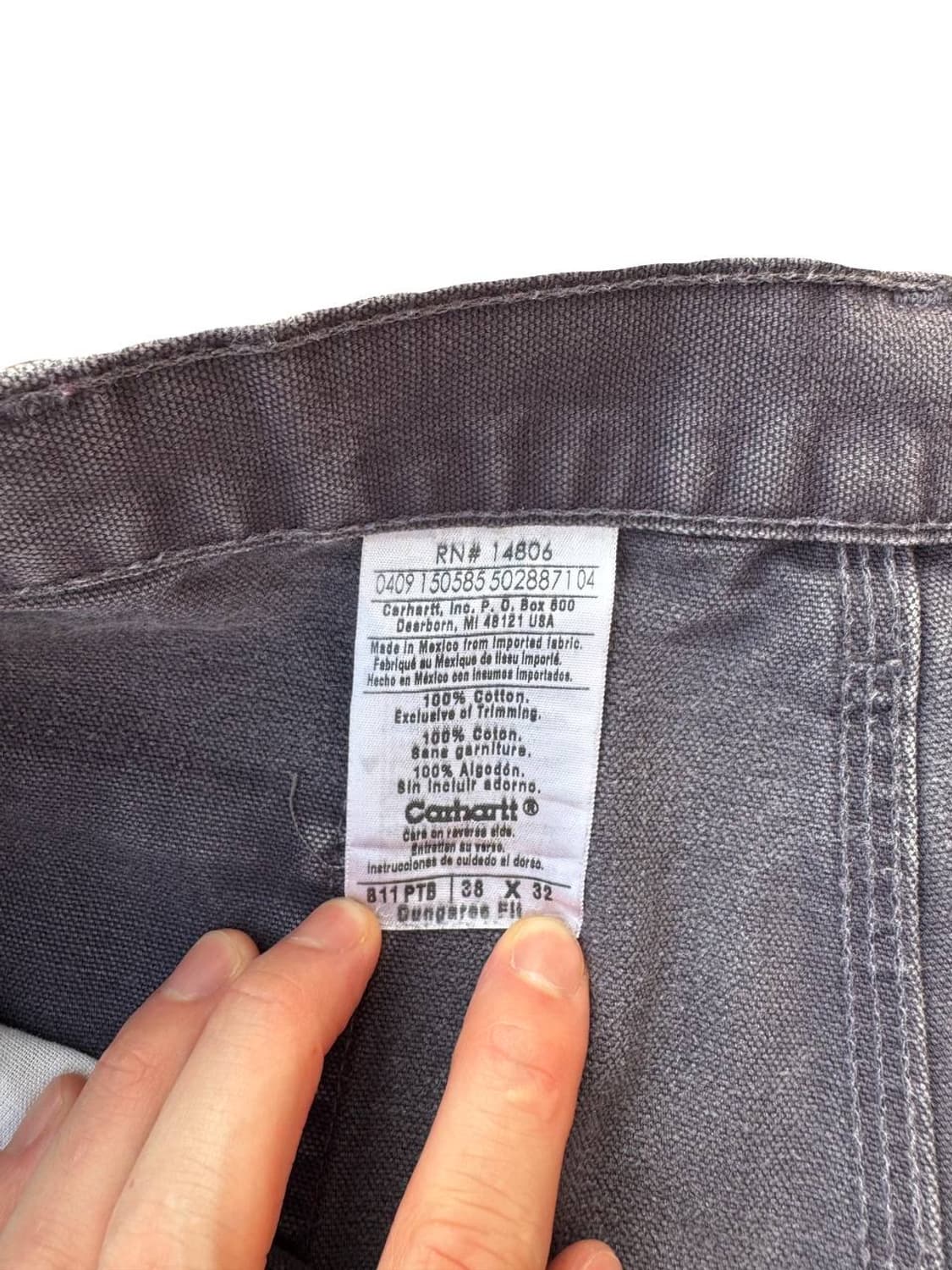 칼하트 카펜터 팬츠 (36) 상품이미지5
