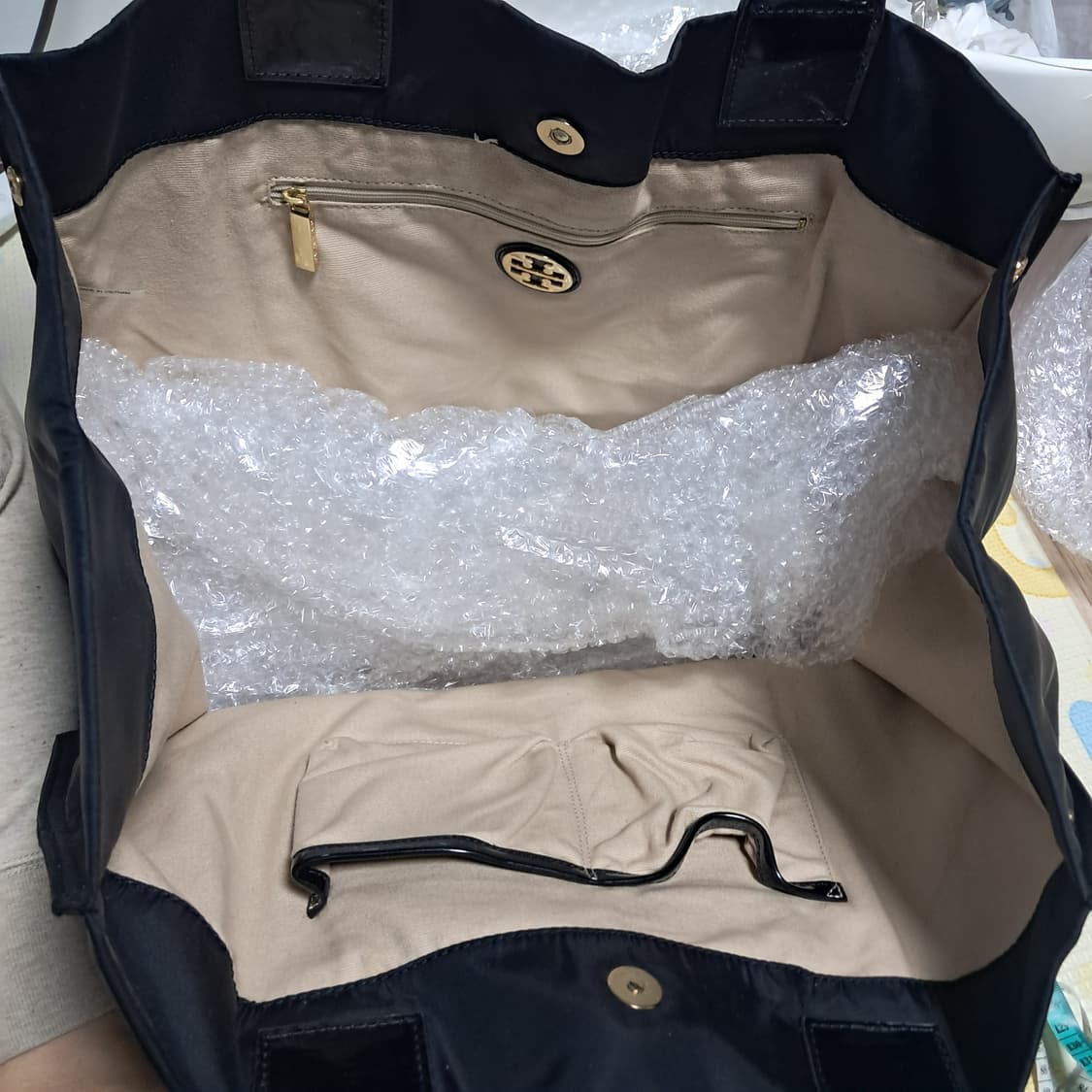 토리버치 블랙 토트백 숄더백 빅백 가방 상품이미지7