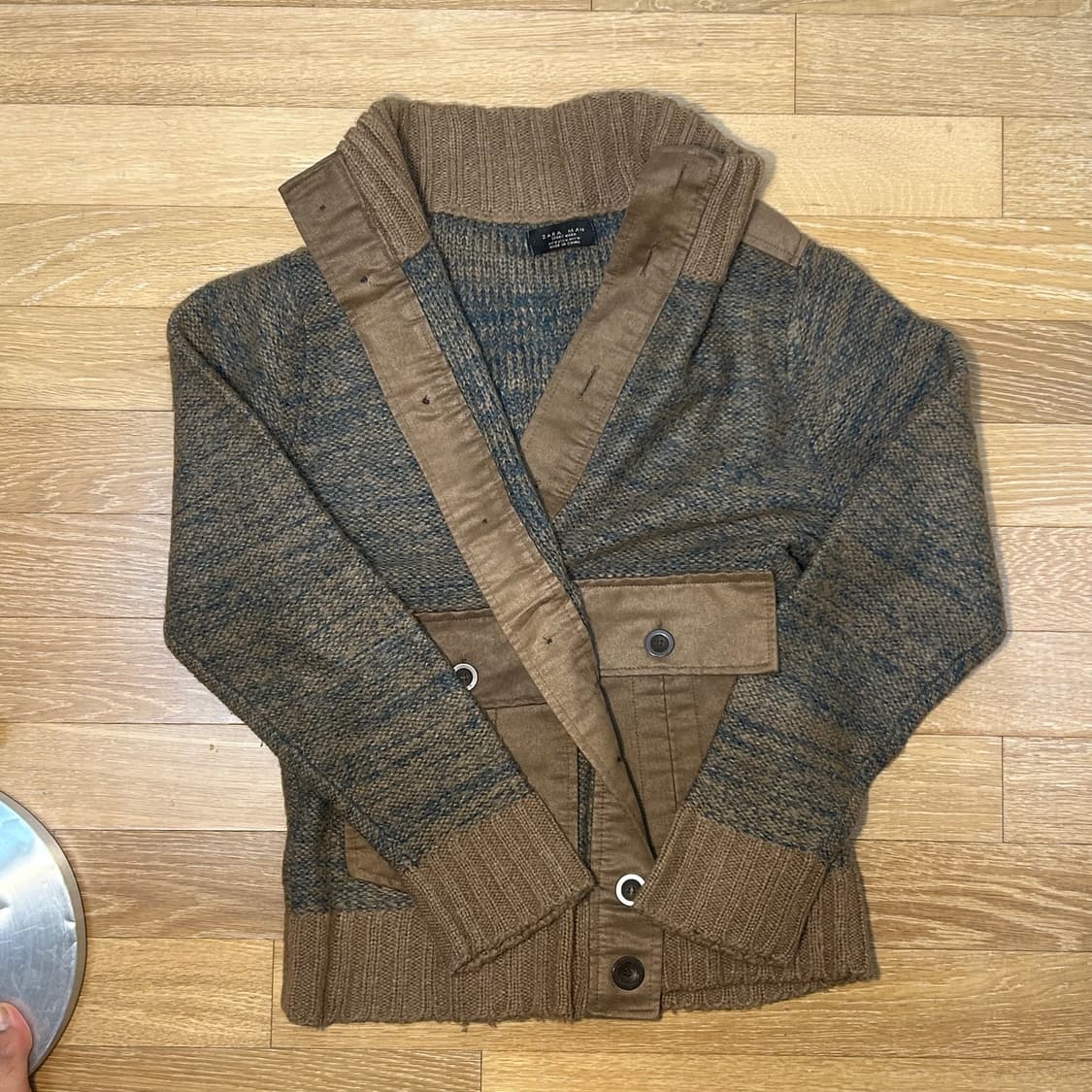 [ZARA] 자라 맨 숄카라 가디건 (38/100사이즈) 상품이미지1