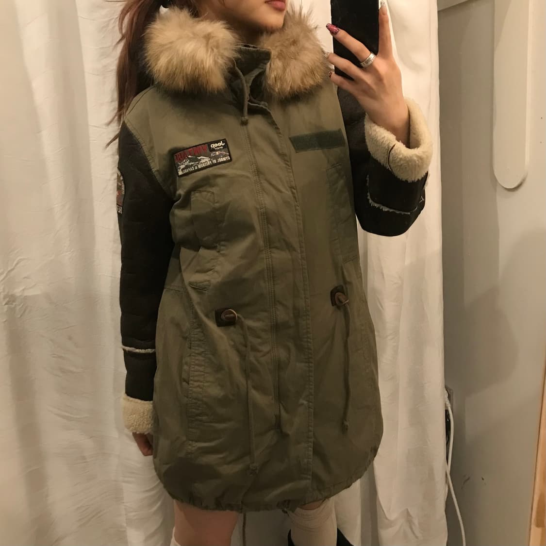 Jeep 지프 사파리 무스탕 퍼 야상 상품이미지2