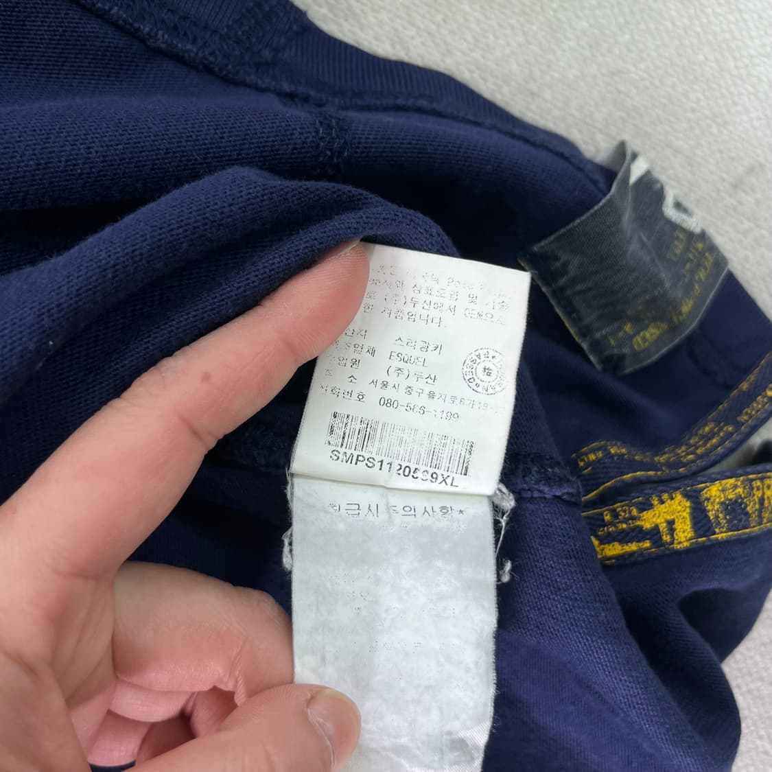 100 폴로랄프로렌 배색 반집업 후드티 상품이미지6