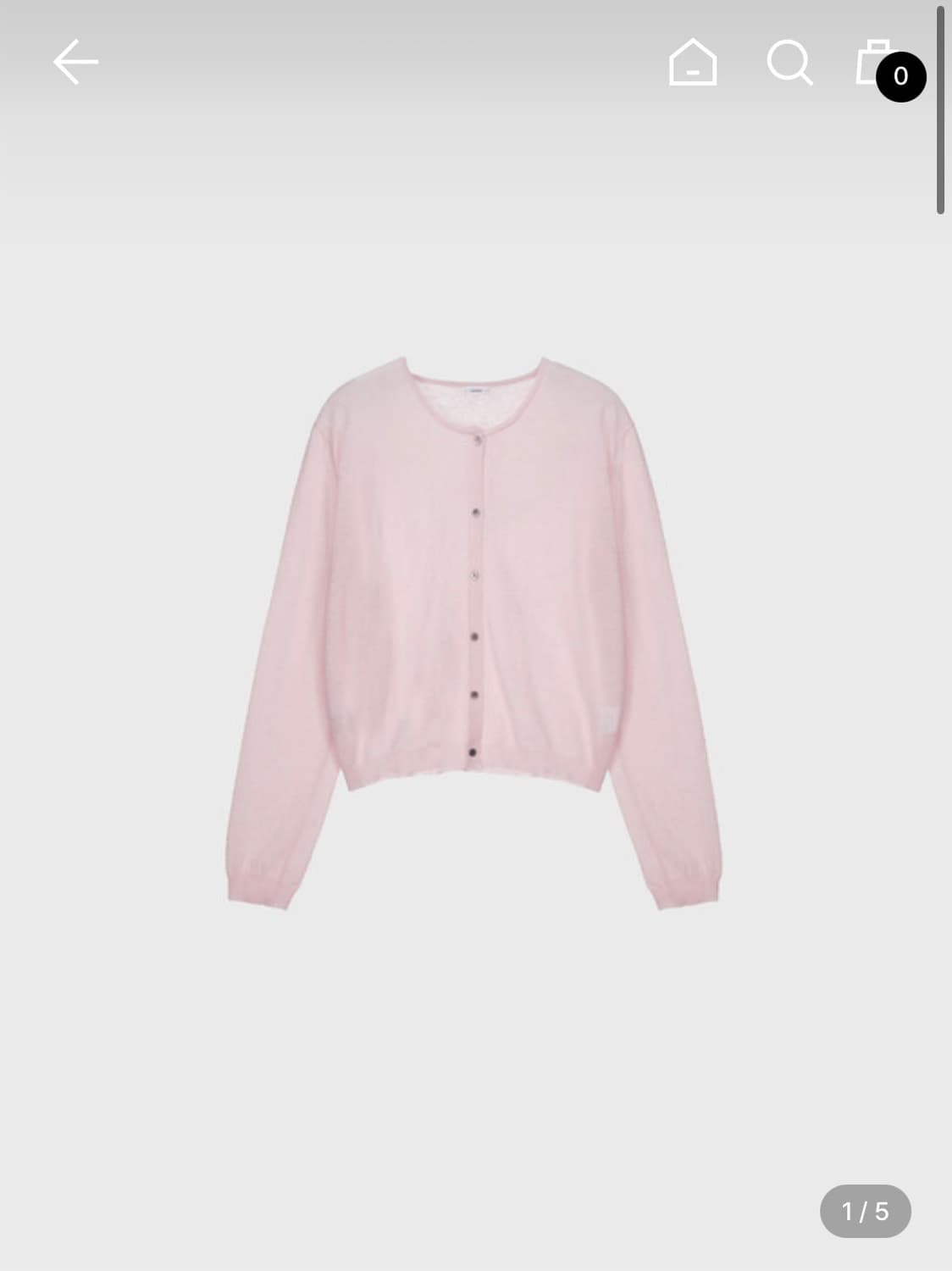 모노하 monoha cashmere R cardican 상품이미지2