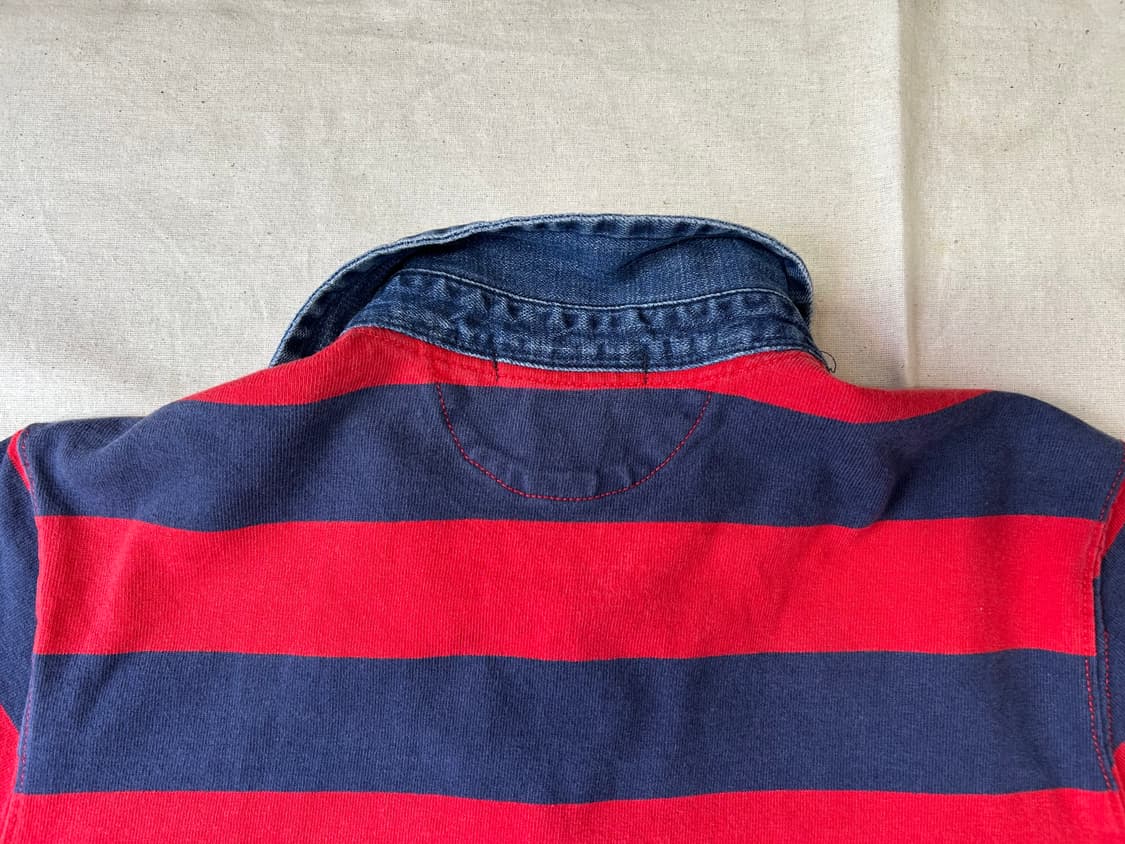 랄프로렌 스포츠 럭비 셔츠 Red/Navy 상품이미지7