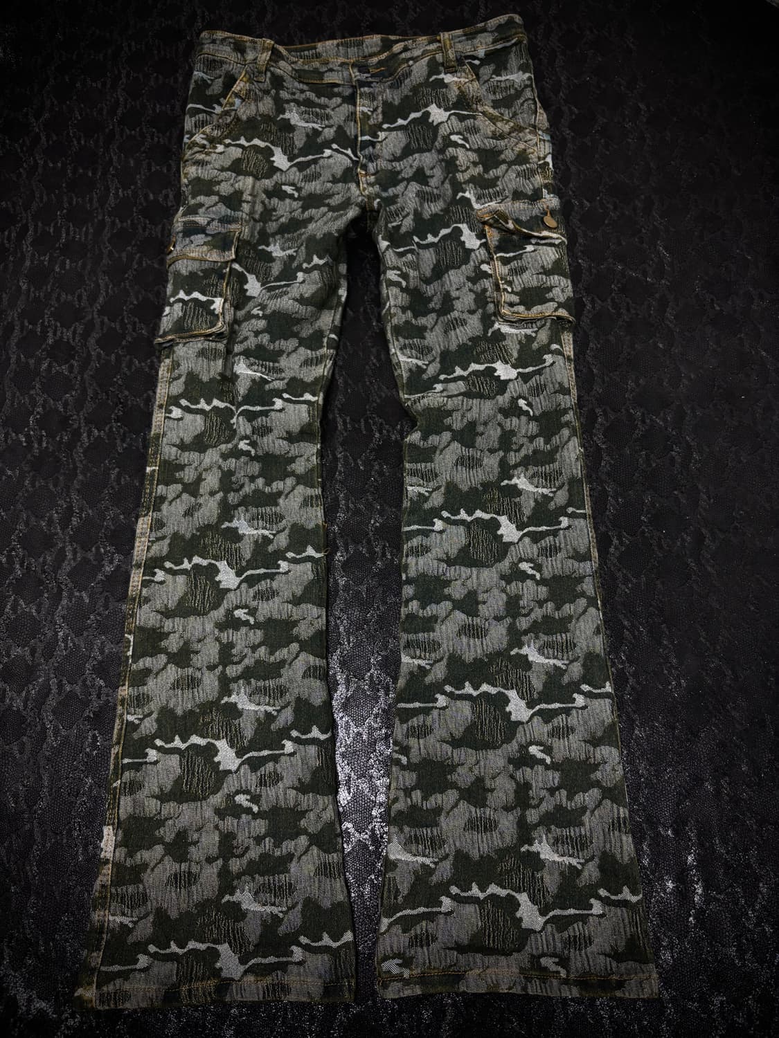“Vintage” 00’s Camo Cargo Pocket Boots C 상품이미지1