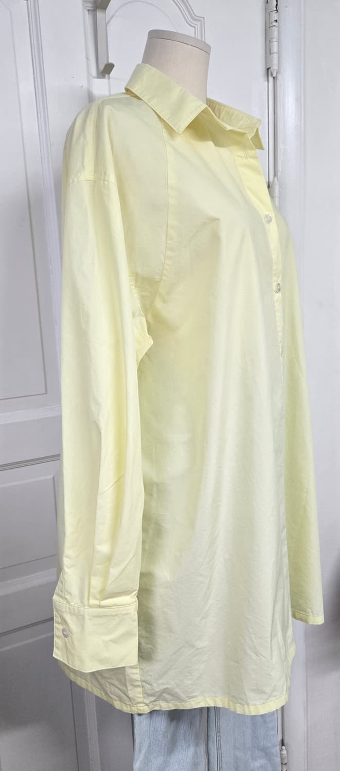 민더리 옐로우 롱셔츠 상품이미지4