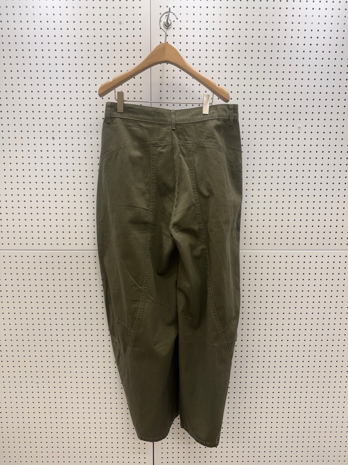 카키 벌룬핏 유틸리티 코튼 팬츠 U716 상품이미지4