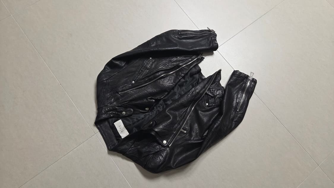 TIME  타임  천연 양가죽 라이더 가죽 자켓  상품이미지7