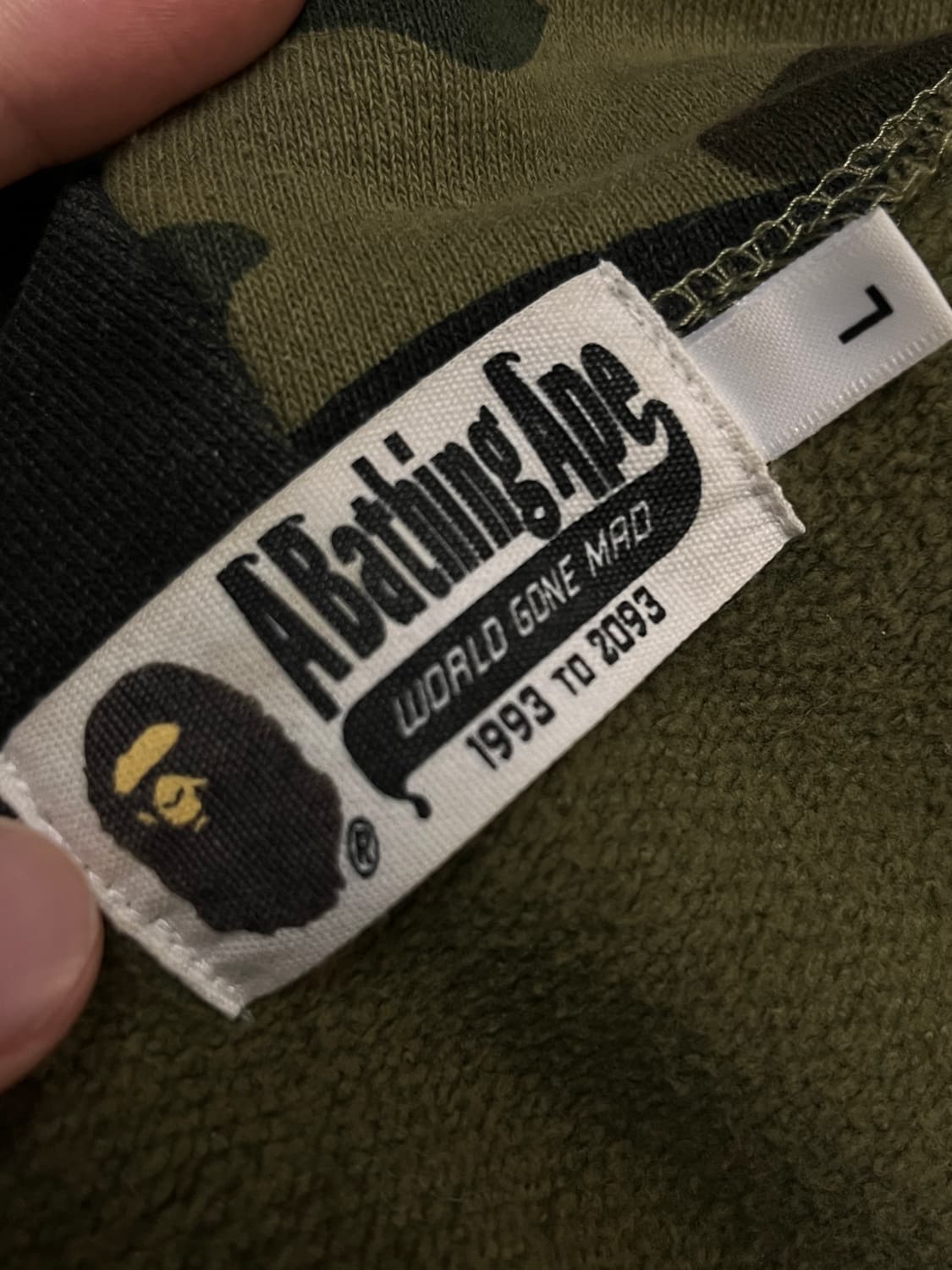 베이프 녹계 샤크 후드집업  상품이미지3