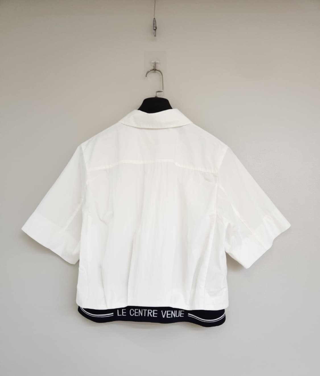 보브 자카드밴딩 햄 블라우스 66사이즈 상품이미지3