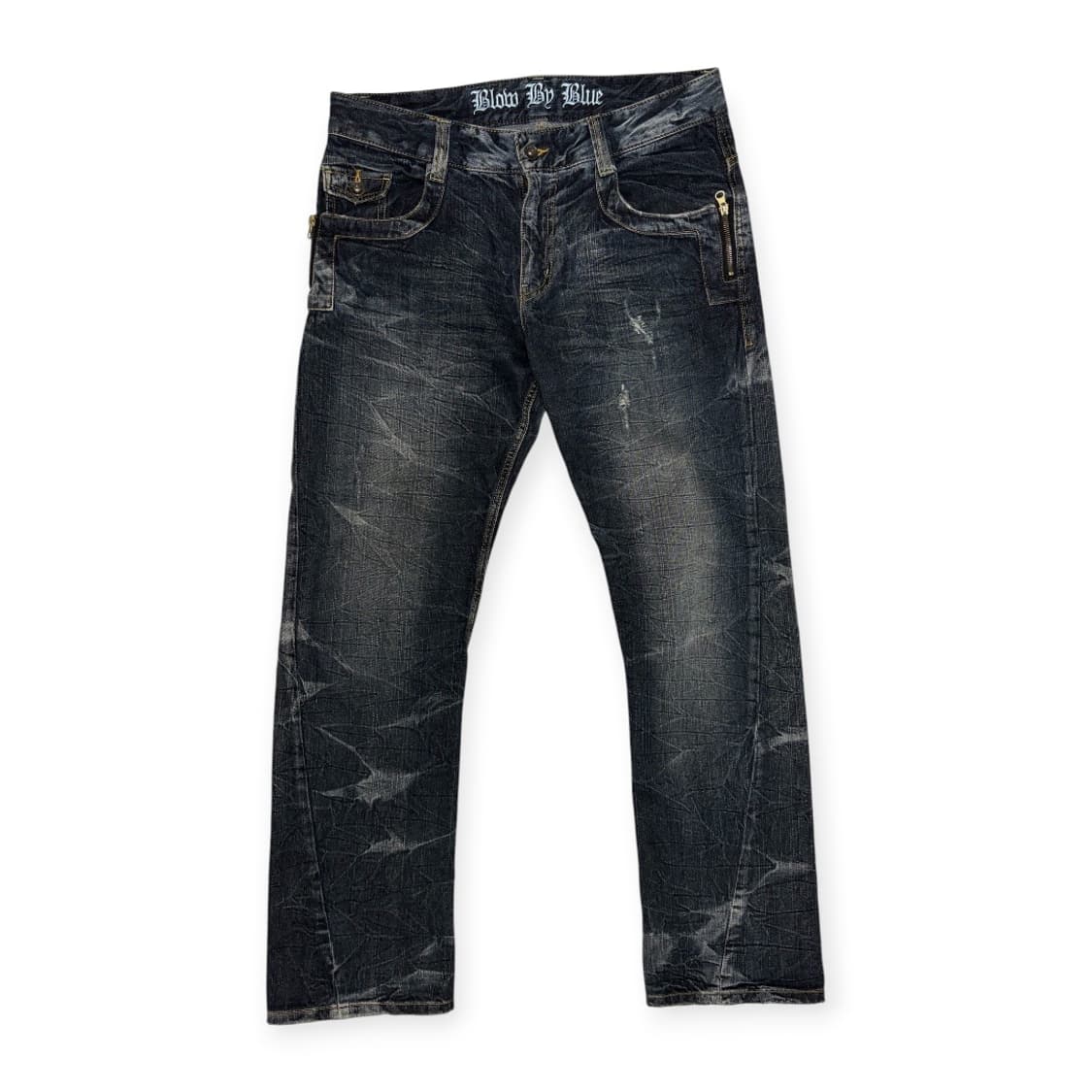 Japanese Vintage Pocket Denim Pants 상품이미지1