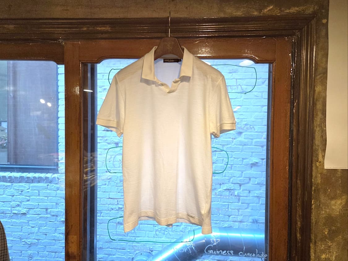 돌체앤가바나 오픈칼라넥 티셔츠  상품이미지1