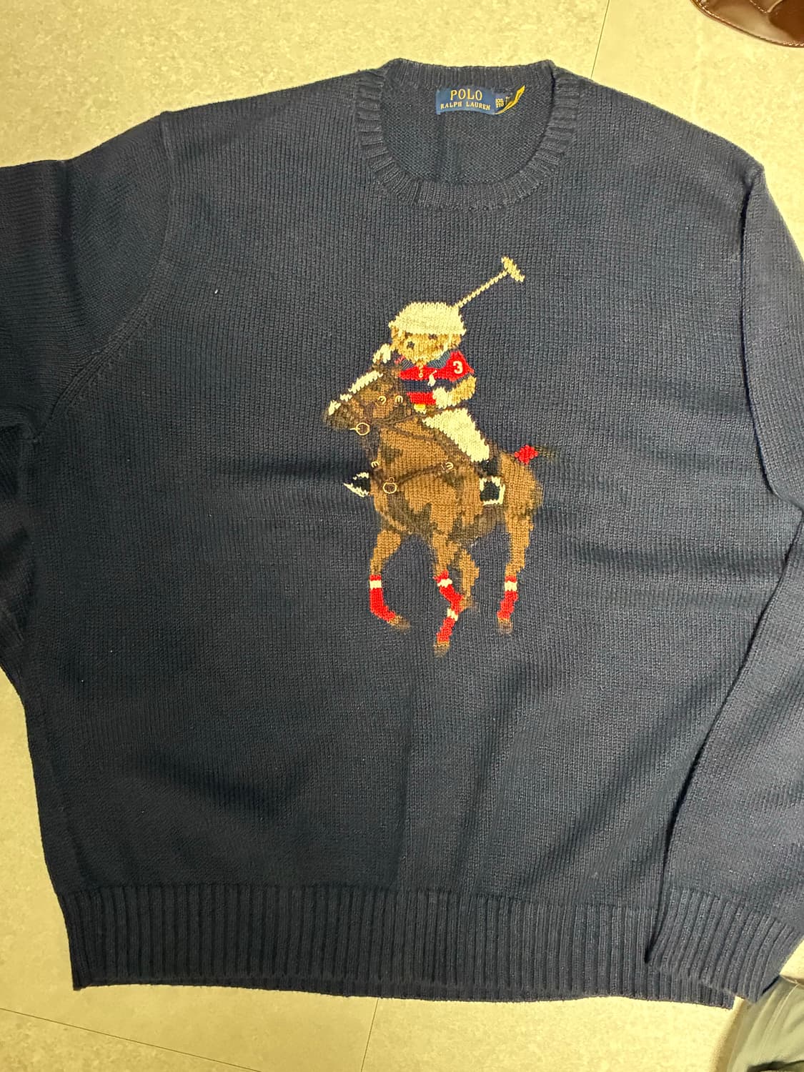 폴로 베어 니트 xxl qr코드 있음 상품이미지1