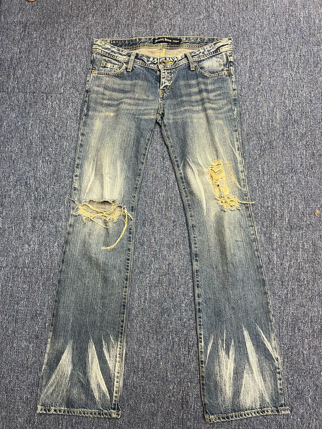 일본 y2k snatch jeans 부츠컷 상품이미지1