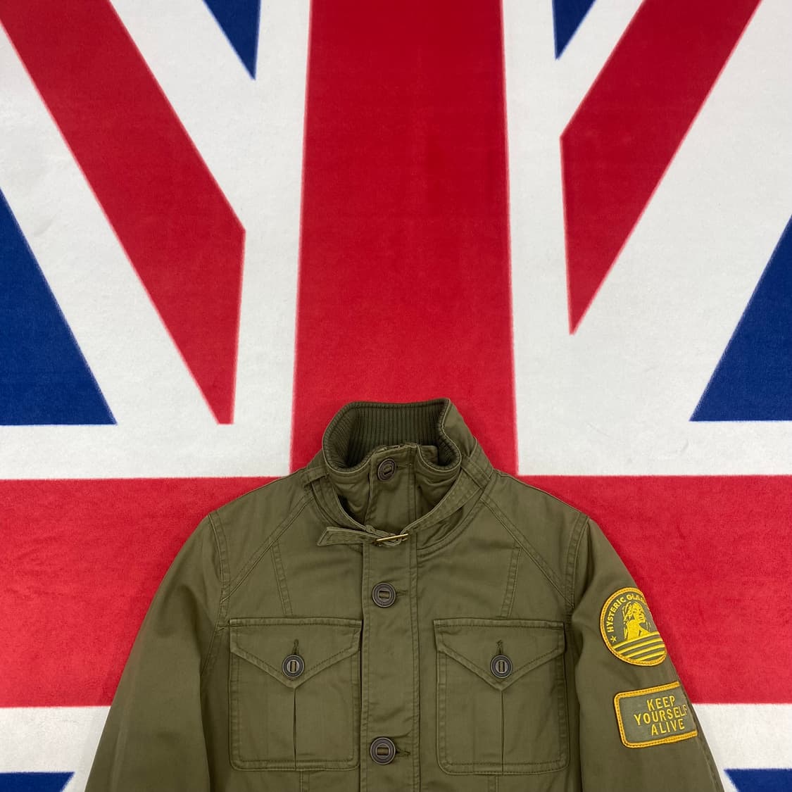 히스테릭글래머 하이넥 y2k 야상자켓 실측 여성 44-55 상품이미지2