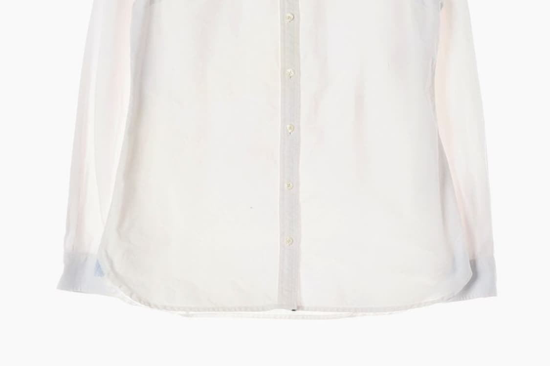 라코스테 우먼스 클래식 로고 화이트 셔츠 36 상품이미지4