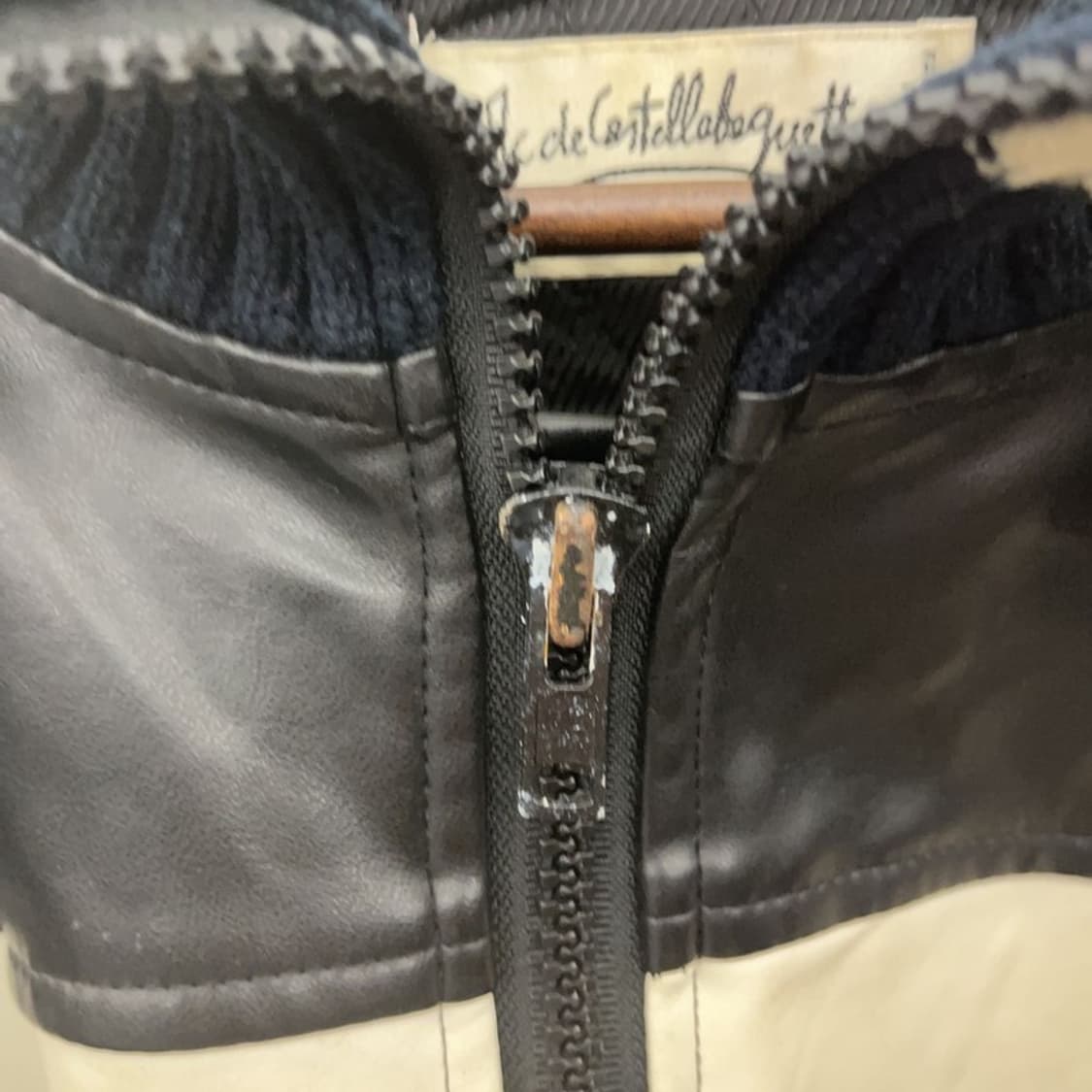 카스텔바작 피넛 키치 스누피 자수 레더 자켓 110 C08805 상품이미지10