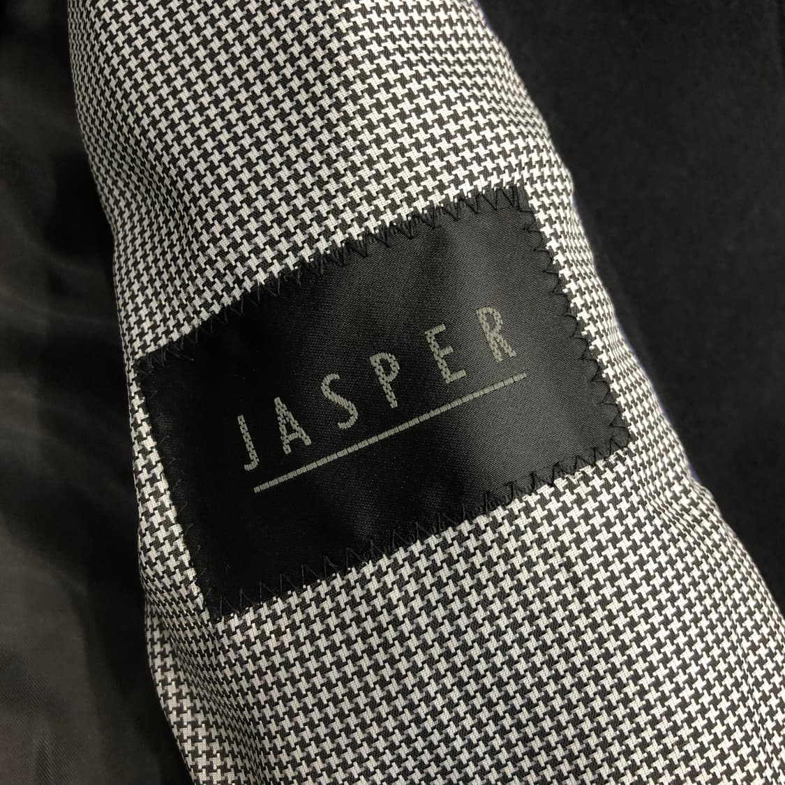 JASPER 울 블랙 더블 브레스트 피코트 상품이미지5
