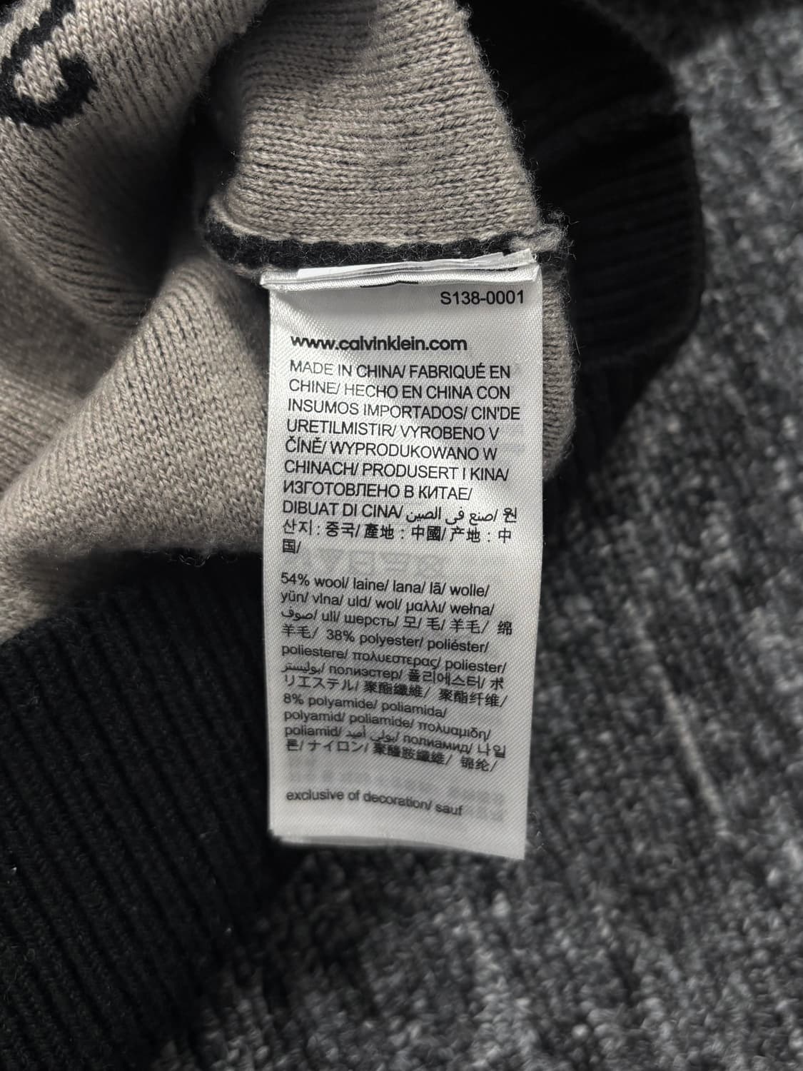 캘빈 클라인 블랙 크롭 가디건 상품이미지7