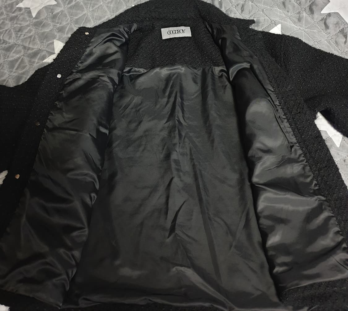 XOXO GOODBOY 윈드블록 히든버튼 트위드 자켓 (OS) 상품이미지4