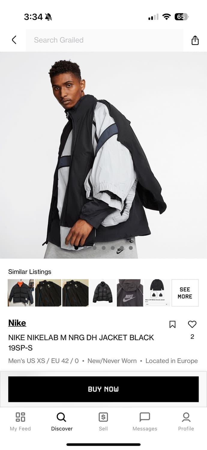 나이키 NRG DH 리컨스트럭티드 자켓 / XL 상품이미지6