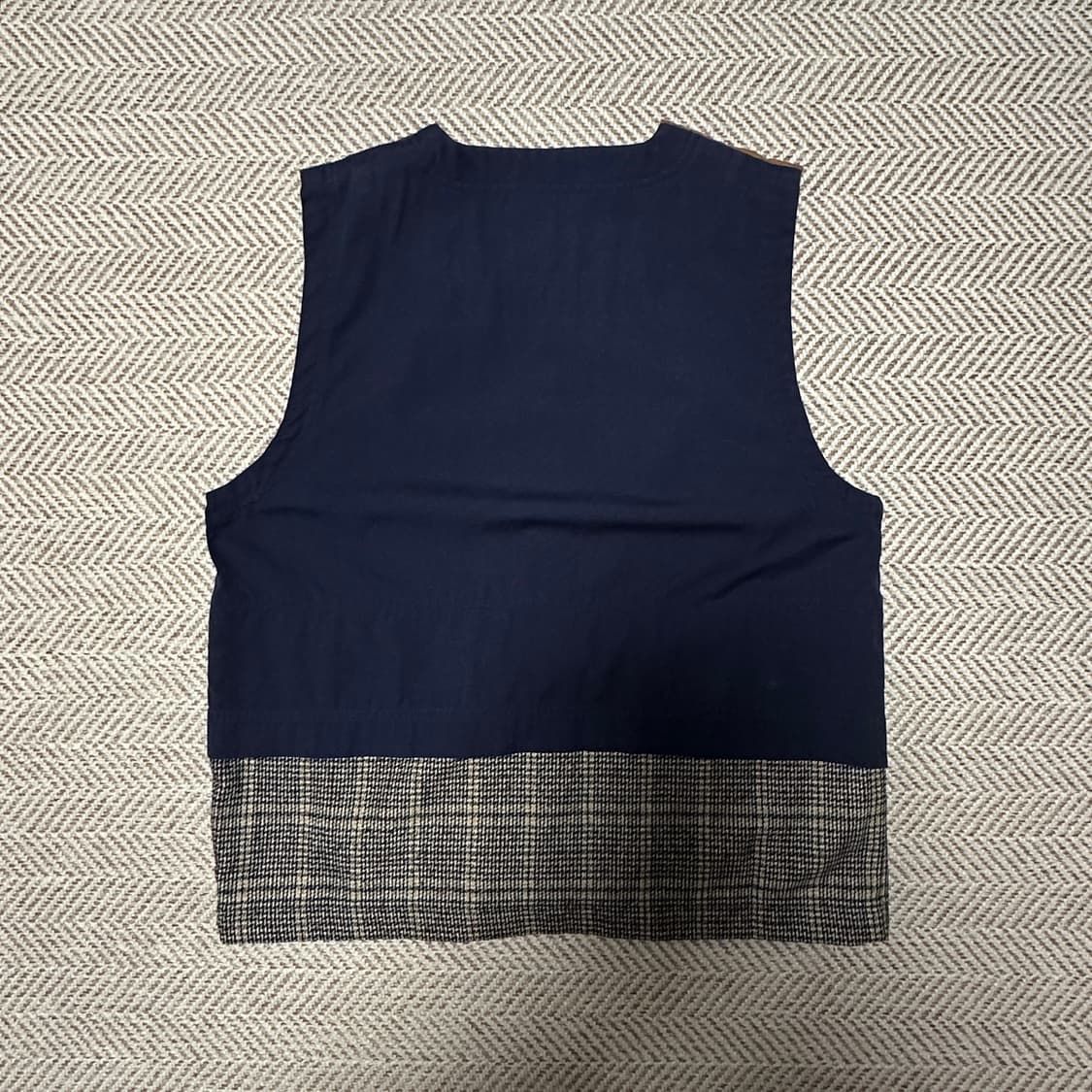 VINTAGE multi pattern work vest 상품이미지2