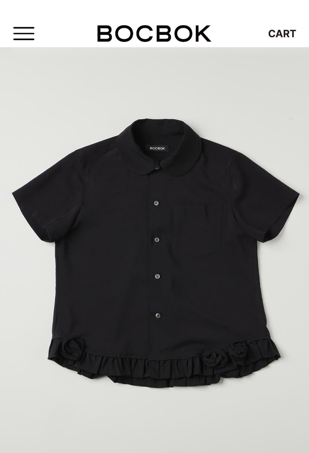 복복 ROSE MOMMY SHIRT (BLACK) 상품이미지2