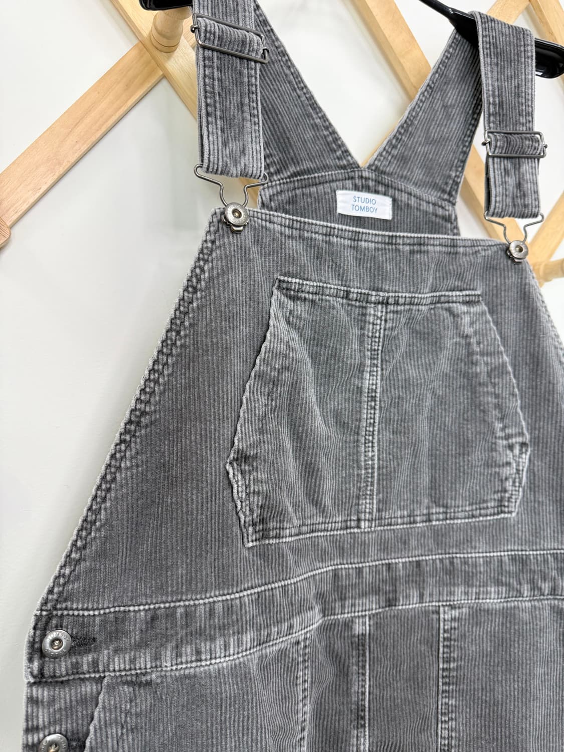 스튜디오톰보이 코듀로이 멜빵원피스 24년도 상품이미지4