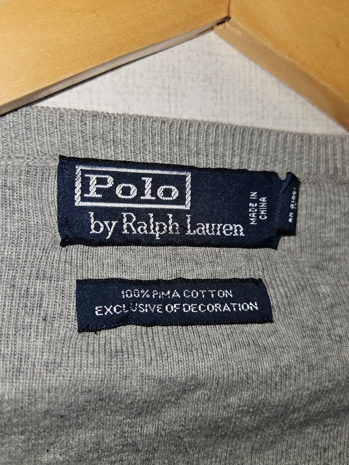 폴로 랄프로렌 피마코튼 니트 베스트 조끼 정품 XXL 상품이미지3