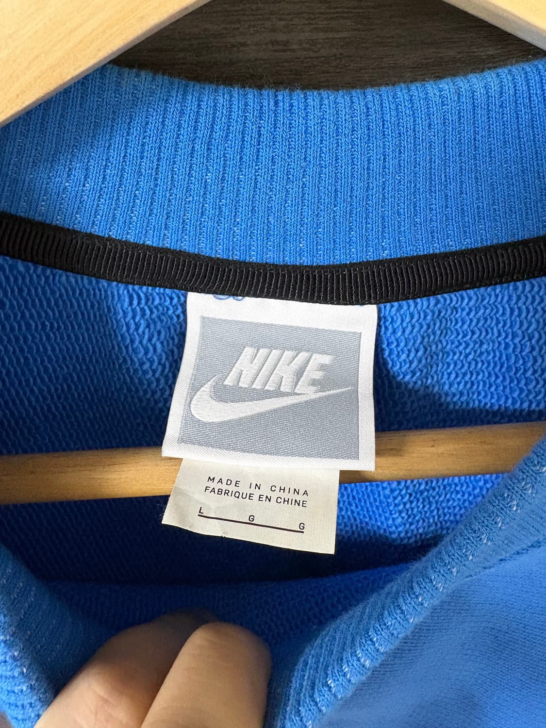 L - 나이키 x CPFM 플리스 크루넥 블루 상품이미지4