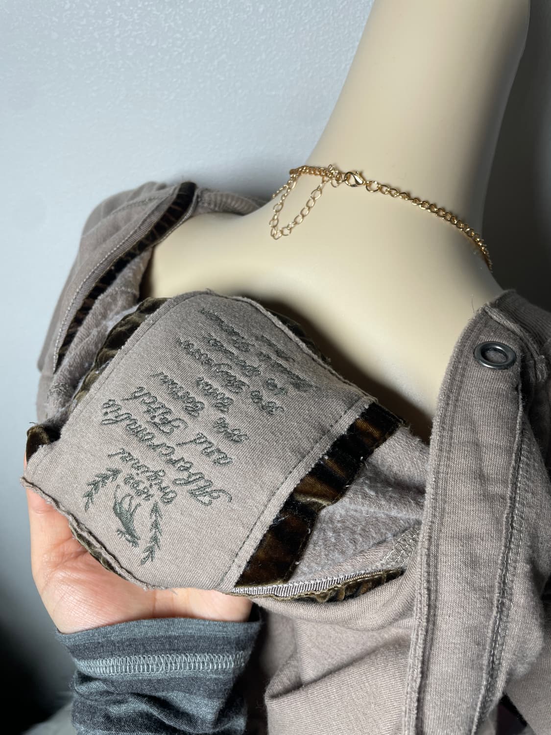 빈티지 아베크롬비 딥넥 후드 원피스 맨투맨 상품이미지6