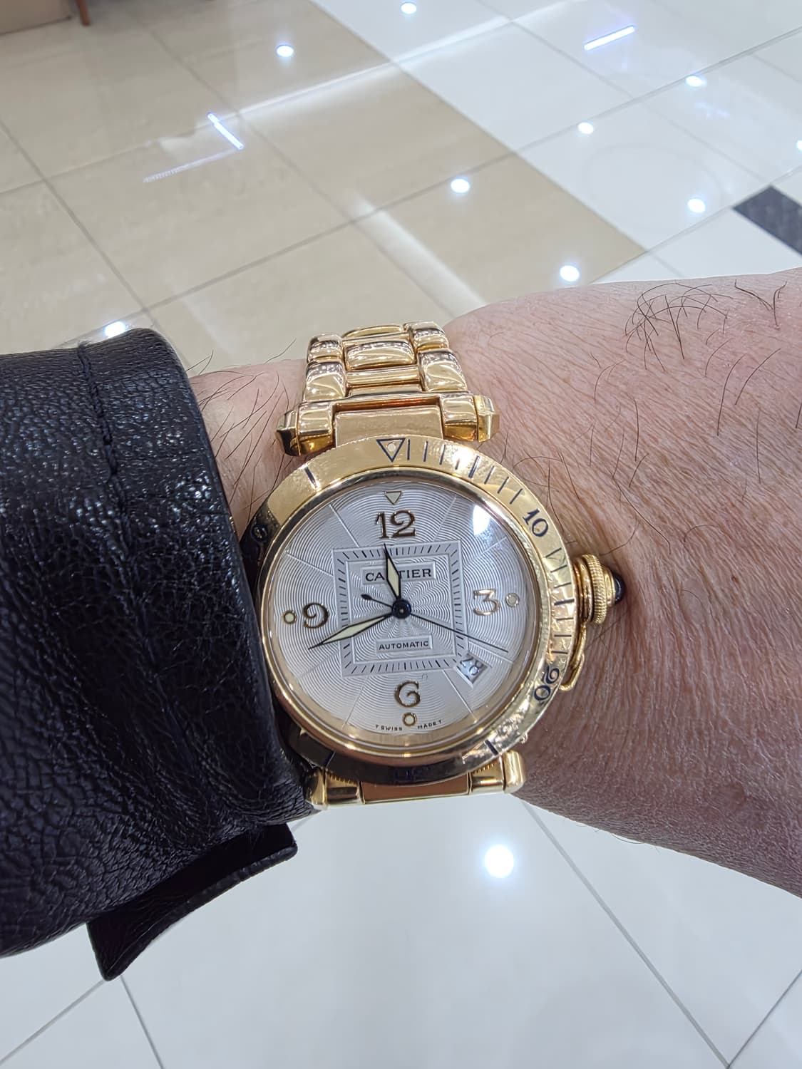 까르띠에 파샤 금통 시계 정품 상품이미지1