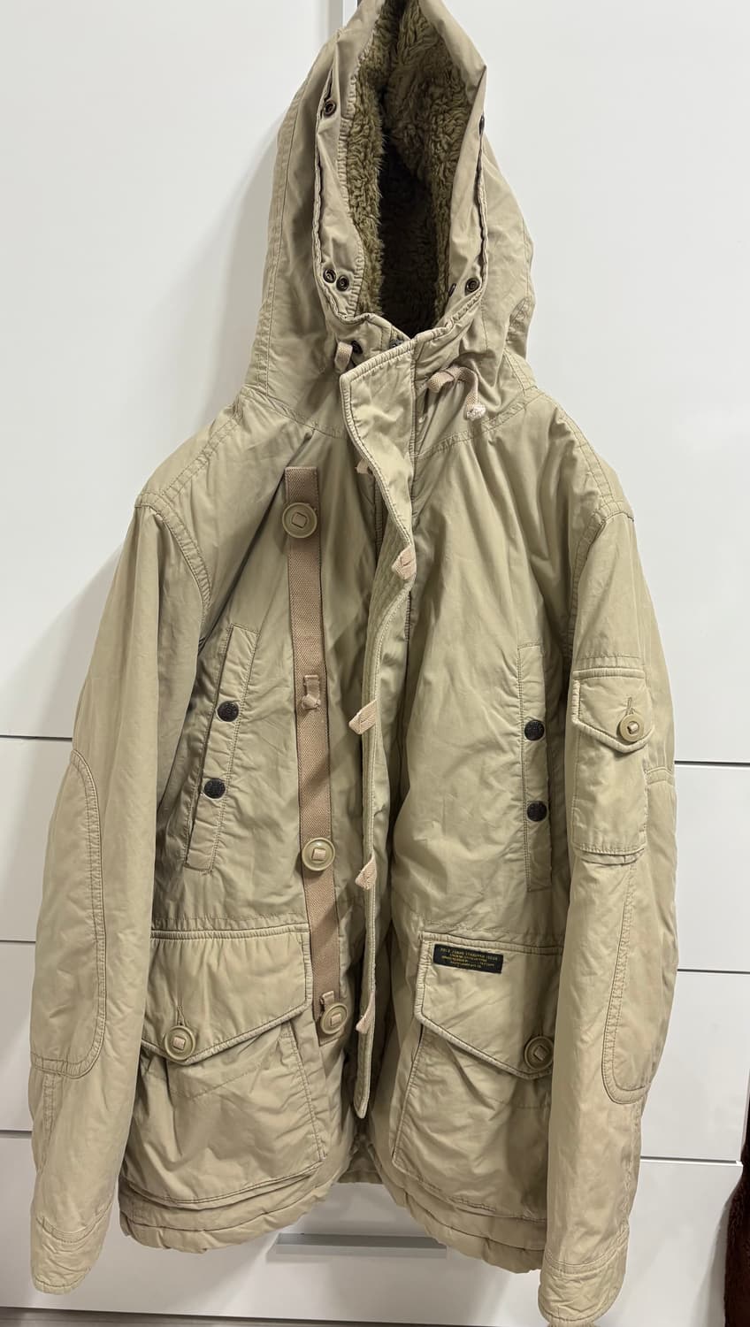 폴로 진스 여성 패딩 S 베이지 상품이미지1