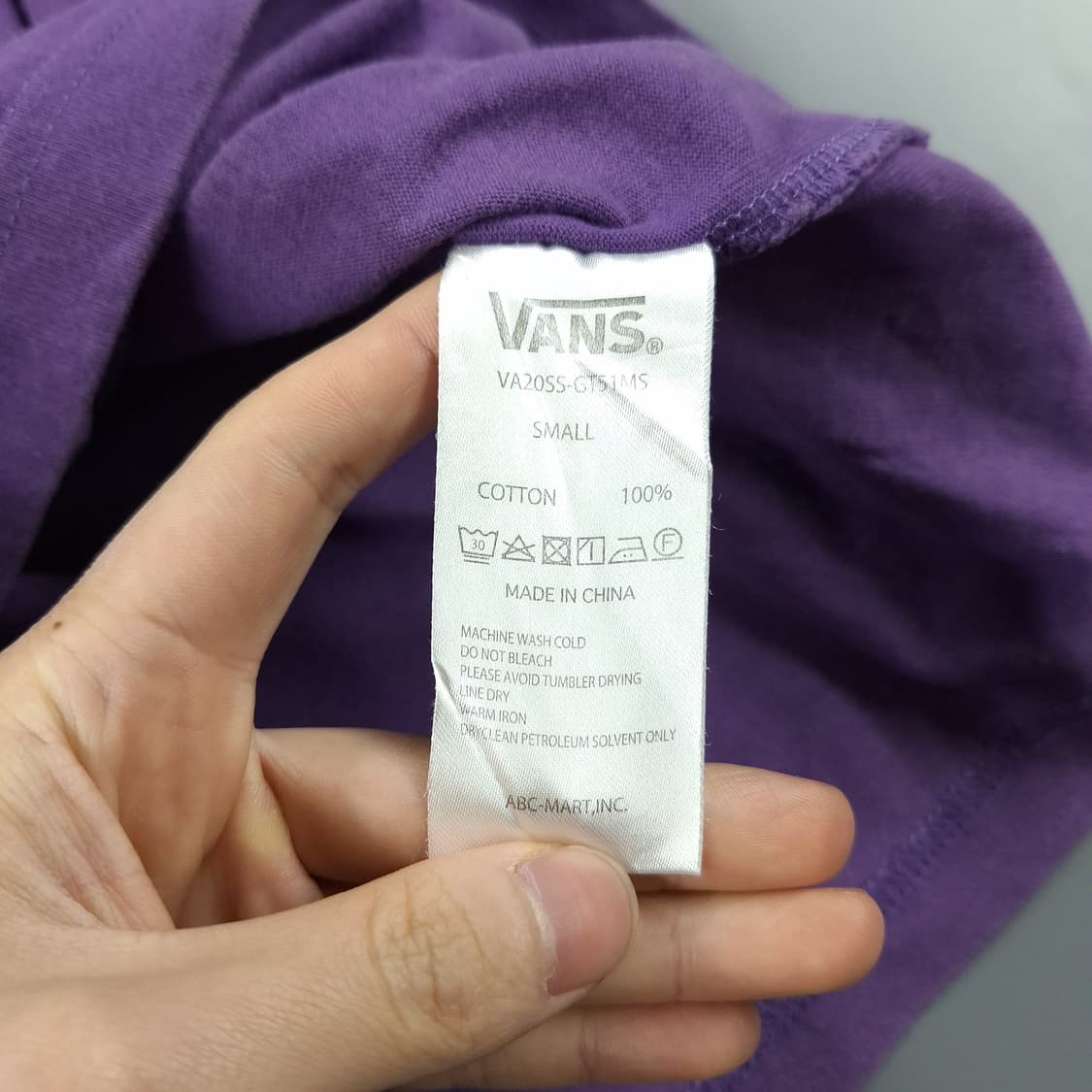 반스 피그먼트 퍼플 화이트 멀티로고 스케이트보드 긴팔 티셔츠 롱슬리브 M 상품이미지8