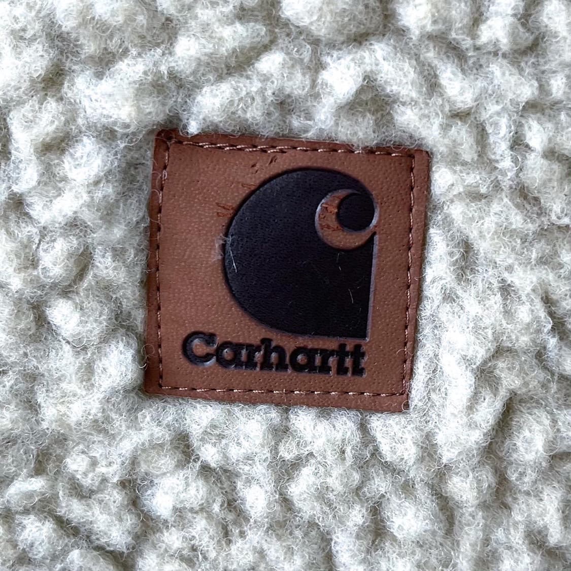 칼하트 제팬 라인 아이보리 쉐르파 플리스 후드 자켓 상품이미지5